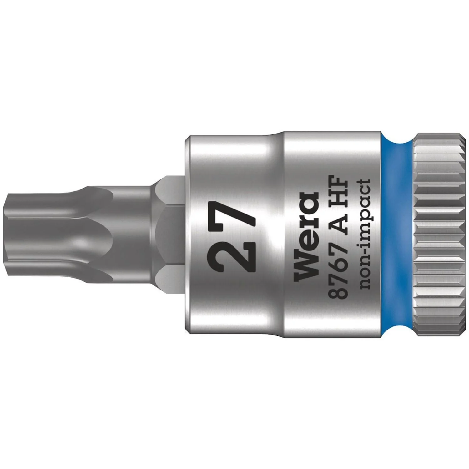 Wera 8767 A Hf Torx Zyklop Bit Socket With Holding Function, 1/4-in. Drive, Torx 27x28-mm. - Image 1