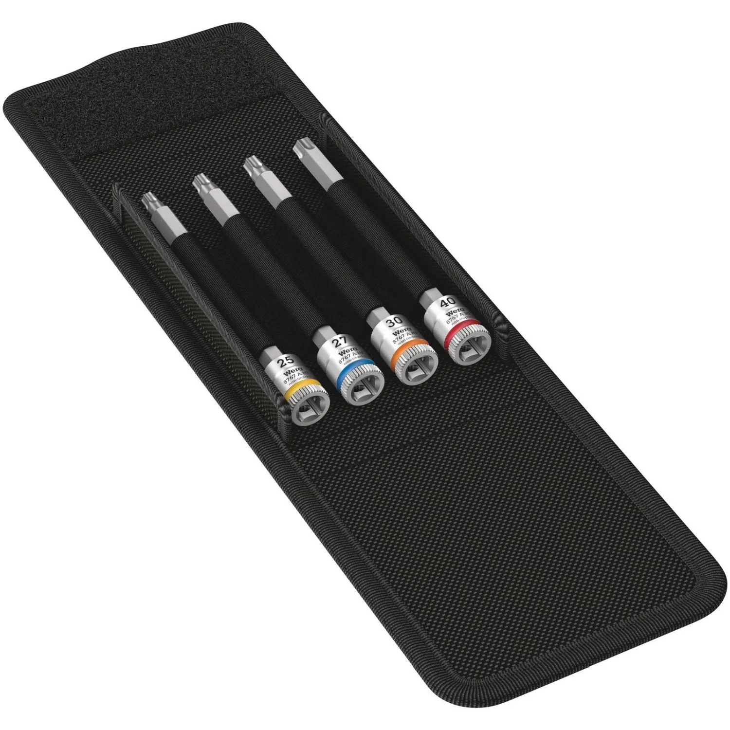 Wera 8767 A Torx Hf 1 Zyklop Bit Socket Set With Holding Function, 1/4-in. Drive, 4-Pieces - Image 1