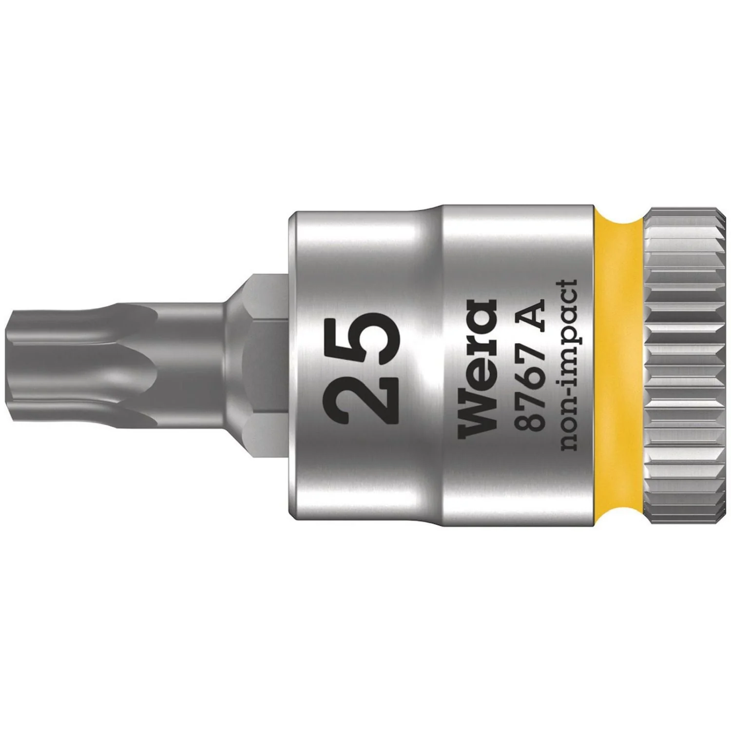 Wera 8767 A Torx Zyklop Bit Socket, 1/4-in. Drive, Torx 25x28-mm. - Image 1