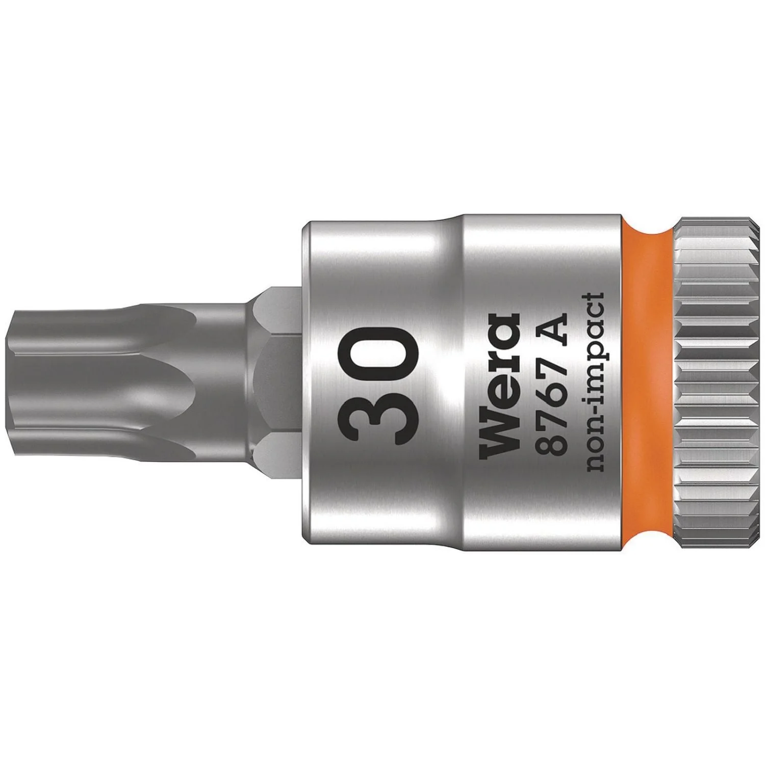 Wera 8767 A Torx Zyklop Bit Socket, 1/4-in. Drive, Torx 30x28-mm. - Image 1