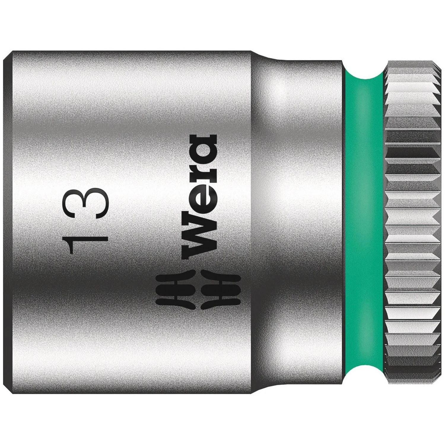 Wera 8790 Hma Zyklop 1/4-in. Socket, 13x23-mm. - Image 1