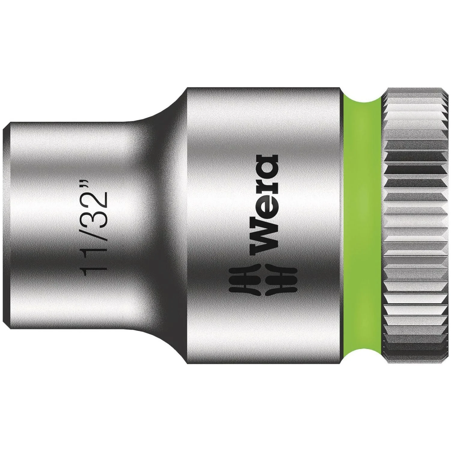 Wera 8790 Hmb Zyklop 3/8-in. Socket, 11/32-in.x29-mm. - Image 1
