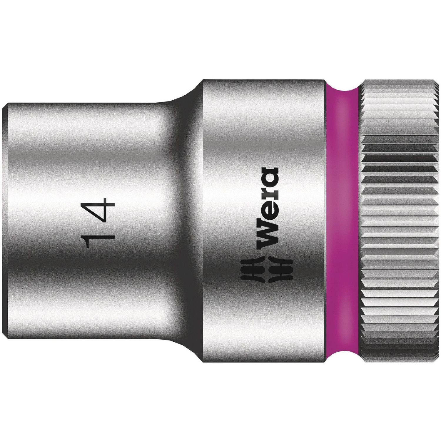 Wera 8790 Hmc Zyklop Socket With 1/2-in. Drive, 14x37-mm. - Image 1