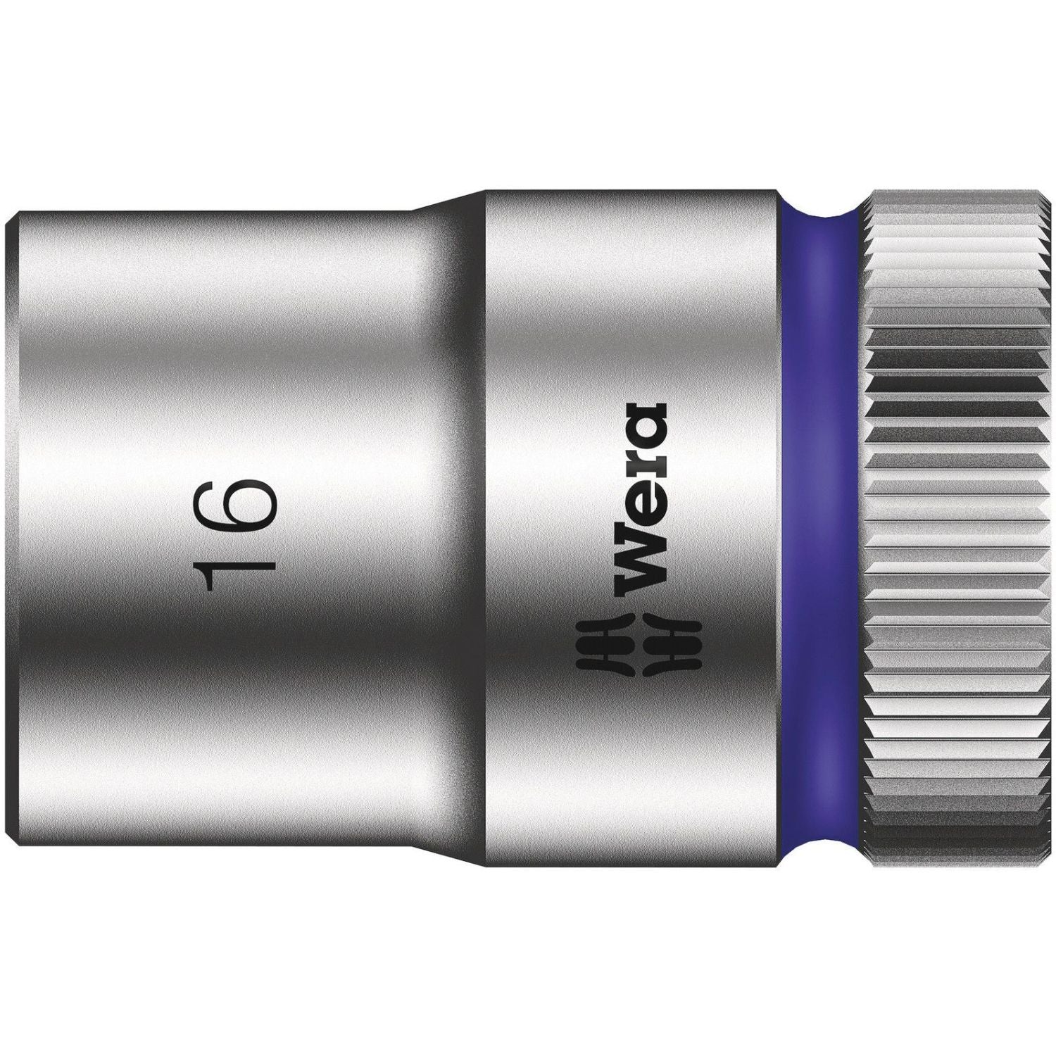 Wera 8790 Hmc Zyklop Socket With 1/2-in. Drive, 16x37-mm. - Image 1