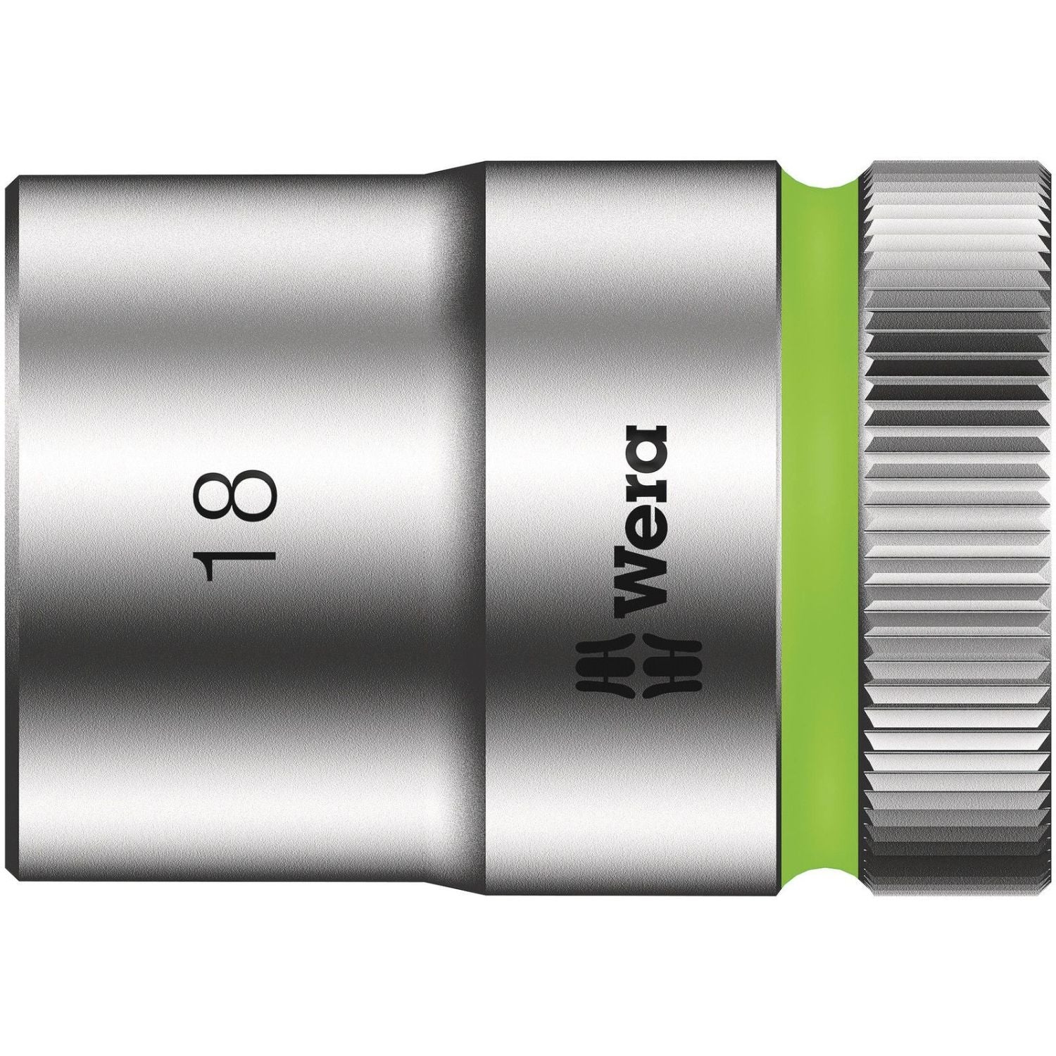 Wera 8790 Hmc Zyklop Socket With 1/2-in. Drive, 18x37-mm. - Image 1