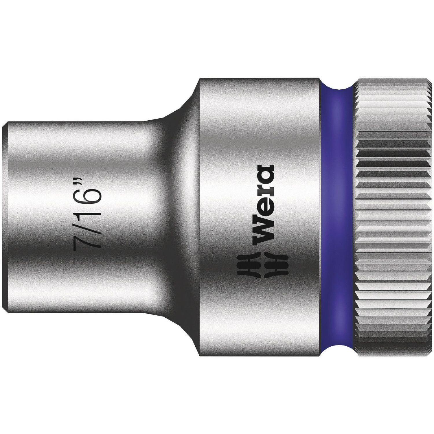 Wera 8790 Hmc Zyklop Socket With 1/2-in. Drive, 7/16-in.x37-mm. - Image 1