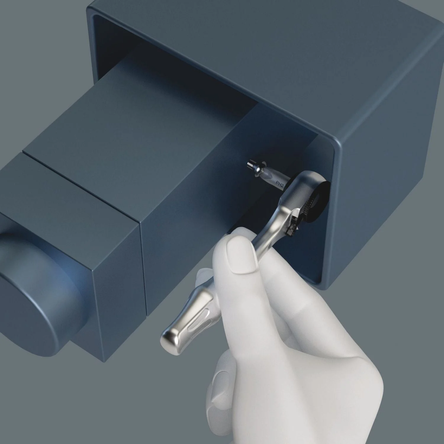 Wera 8005 Zyklop Mini 2 Ratchet, 107-mm. - Image 3