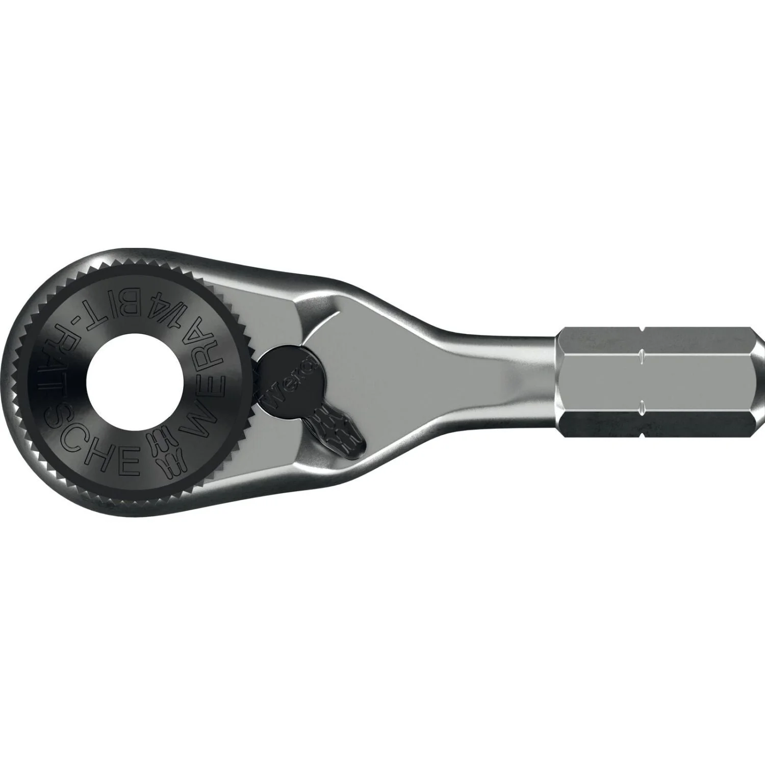 Wera 8011 Zyklop Mini 4 Bit Ratchet, 1/4-in., 1/4-in.x50-mm. - Image 1
