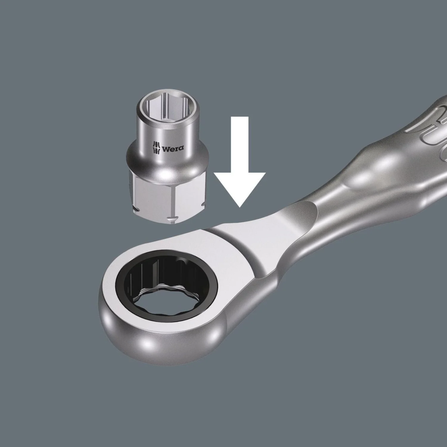 Wera 8790 Fa Zyklop Socket With 1/4-in. And Hexagon 11 Drive, 4.5-mm. - Image 3