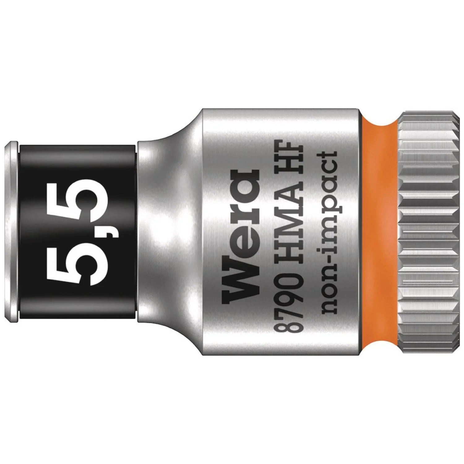 Wera 8790 Hma Hf Zyklop Socket With 1/4-in. Drive With Holding Function, 5.5x23-mm. - Image 1