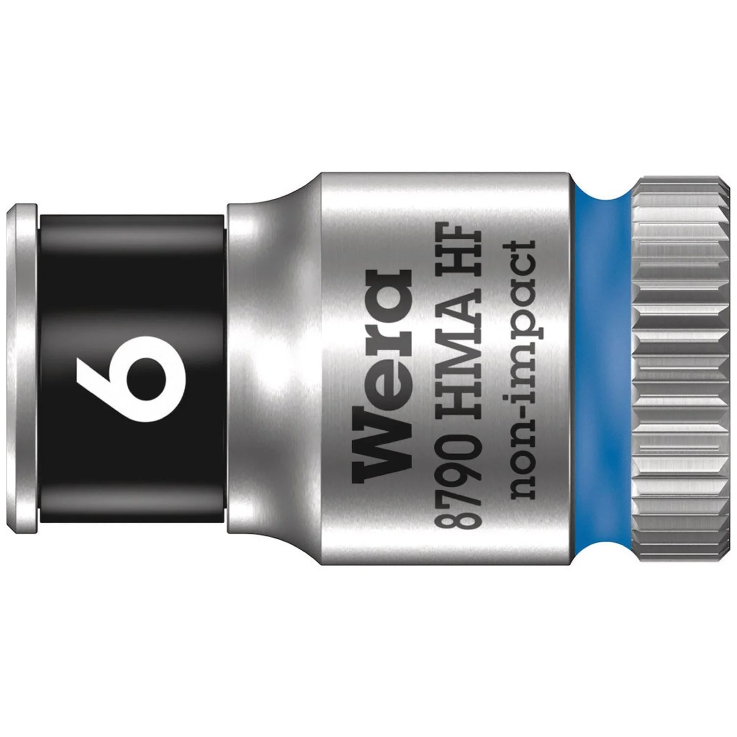 Wera 8790 Hma Hf Zyklop Socket With 1/4-in. Drive With Holding Function, 6x23-mm. - Image 1