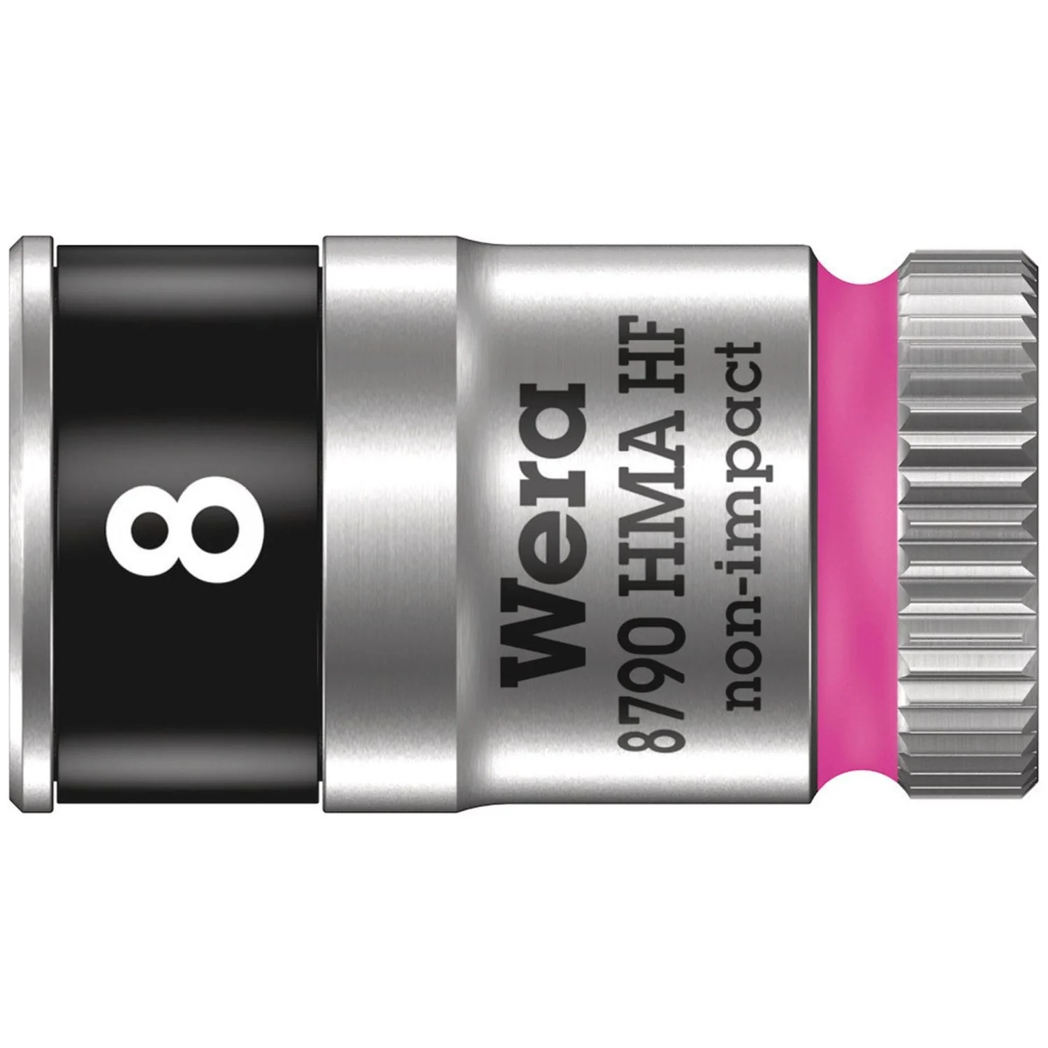 Wera 8790 Hma Hf Zyklop Socket With 1/4-in. Drive With Holding Function, 8x23-mm. - Image 1