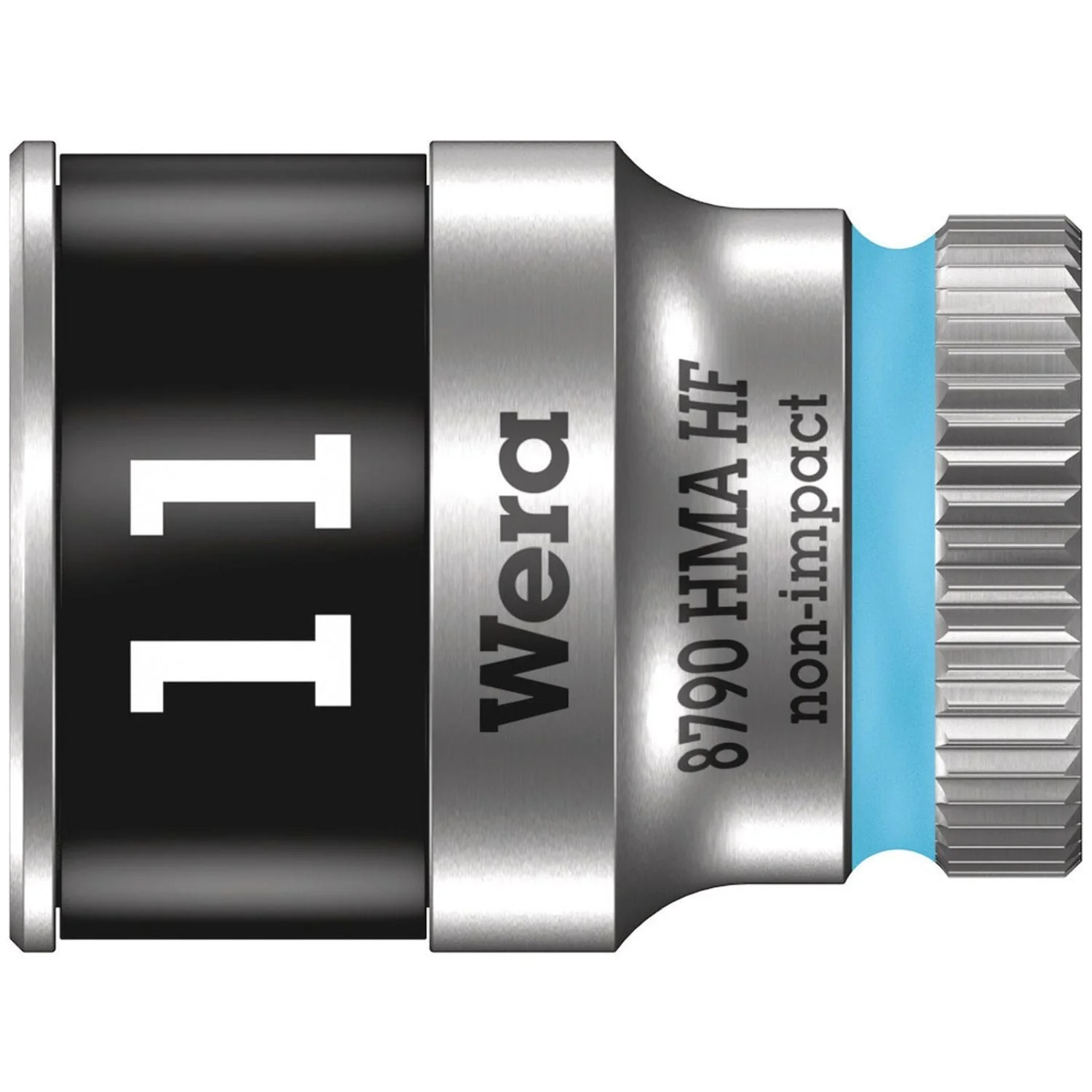 Wera 8790 Hma Hf Zyklop Socket With 1/4-in. Drive With Holding Function, 11x23-mm. - Image 1