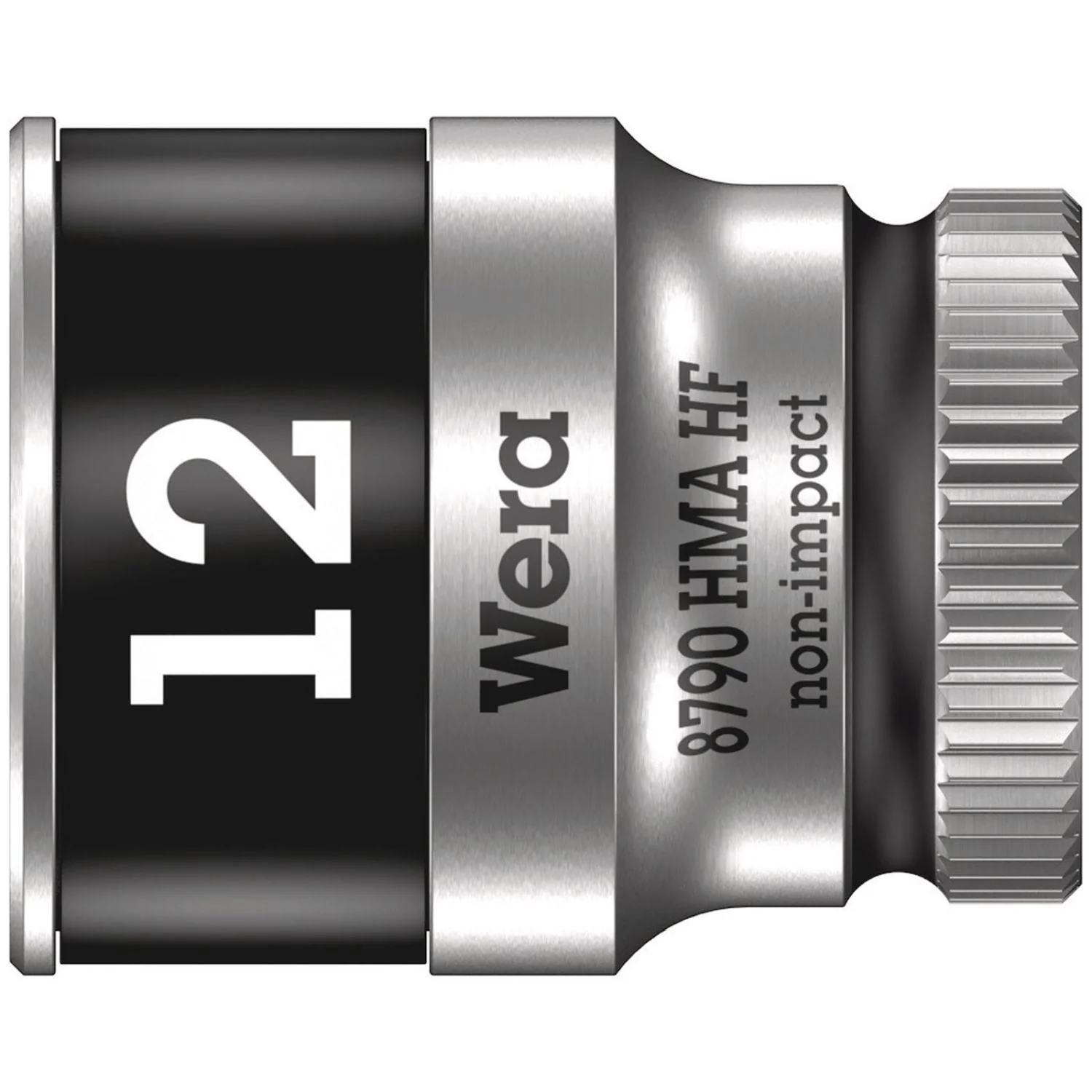 Wera 8790 Hma Hf Zyklop Socket With 1/4-in. Drive With Holding Function, 12x23-mm. - Image 1
