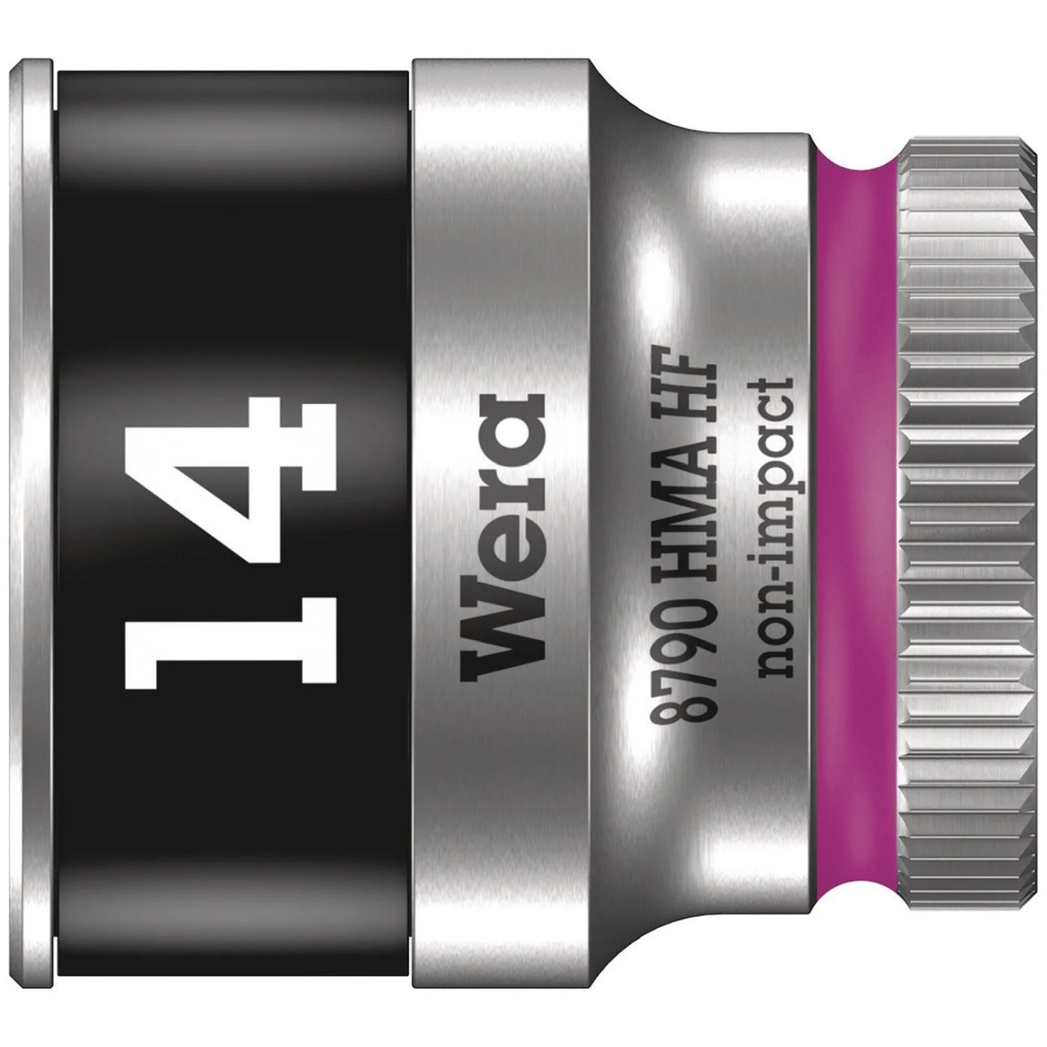 Wera 8790 Hma Hf Zyklop Socket With 1/4-in. Drive With Holding Function, 14x23-mm. - Image 1
