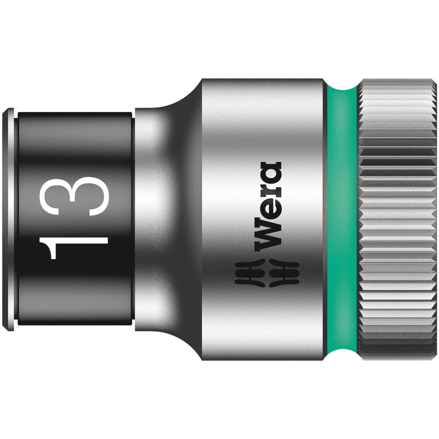 Wera 8790 Hmc Hf Zyklop Socket With 1/2-in. Drive With Holding Function, 13x37-mm. - Image 1