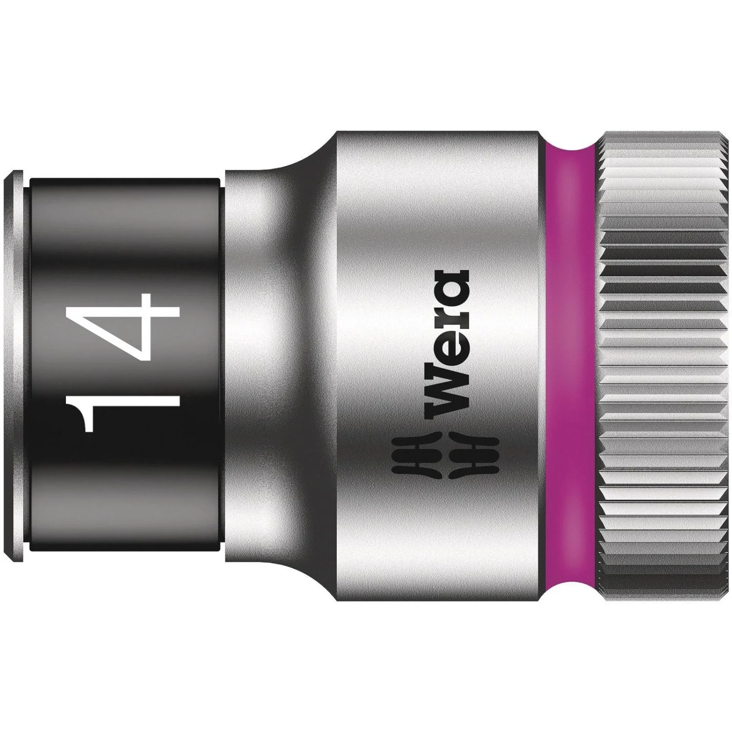 Wera 8790 Hmc Hf Zyklop Socket With 1/2-in. Drive With Holding Function, 14x37-mm. - Image 1
