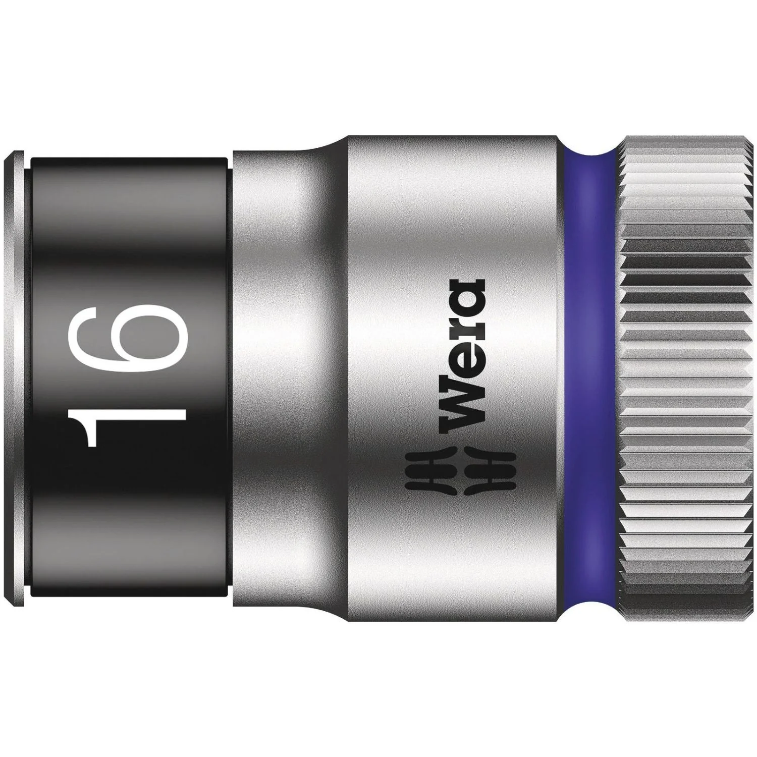 Wera 8790 Hmc Hf Zyklop Socket With 1/2-in. Drive With Holding Function, 16x37-mm. - Image 1
