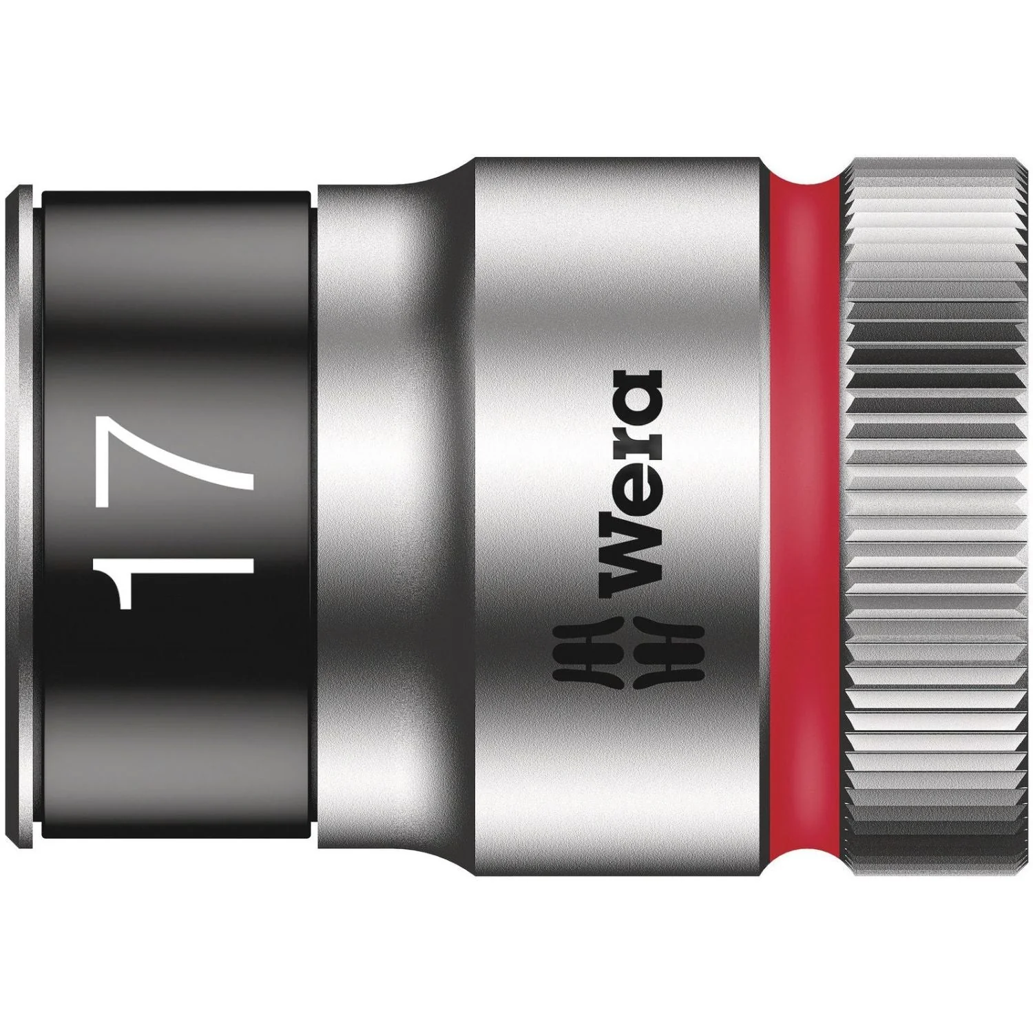 Wera 8790 Hmc Hf Zyklop Socket With 1/2-in. Drive With Holding Function, 17x37-mm. - Image 1