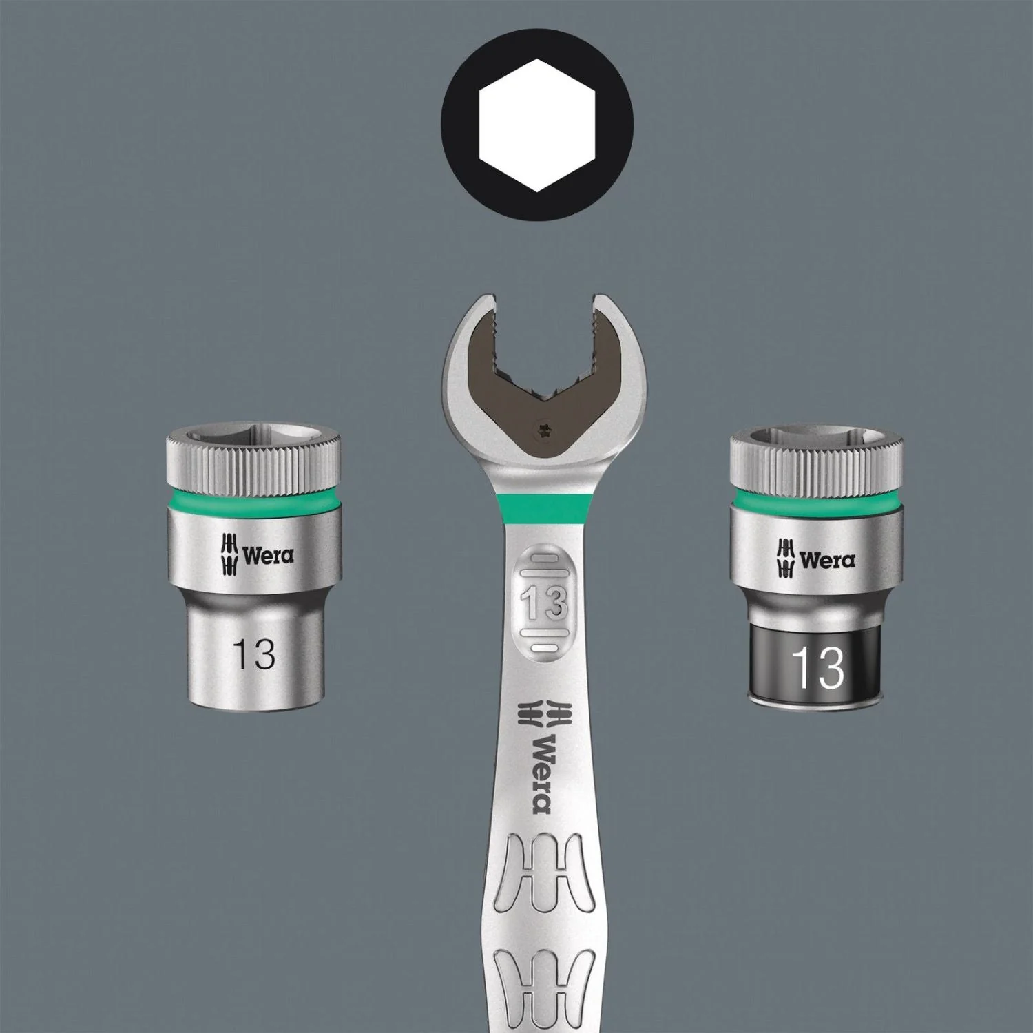 Wera 8790 Hmb Hf Zyklop Socket With 3/8-in. Drive With Holding Function, 12x29-mm. - Image 3