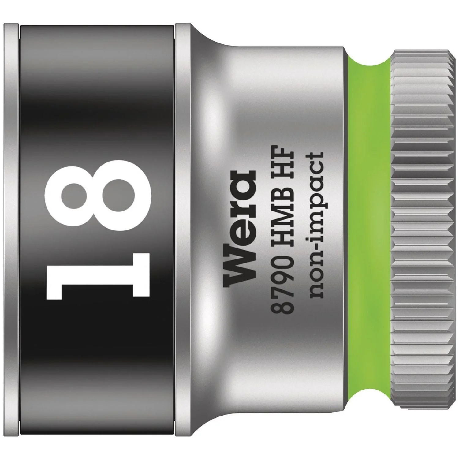 Wera 8790 Hmb Hf Zyklop Socket With 3/8-in. Drive With Holding Function, 18x29-mm. - Image 1