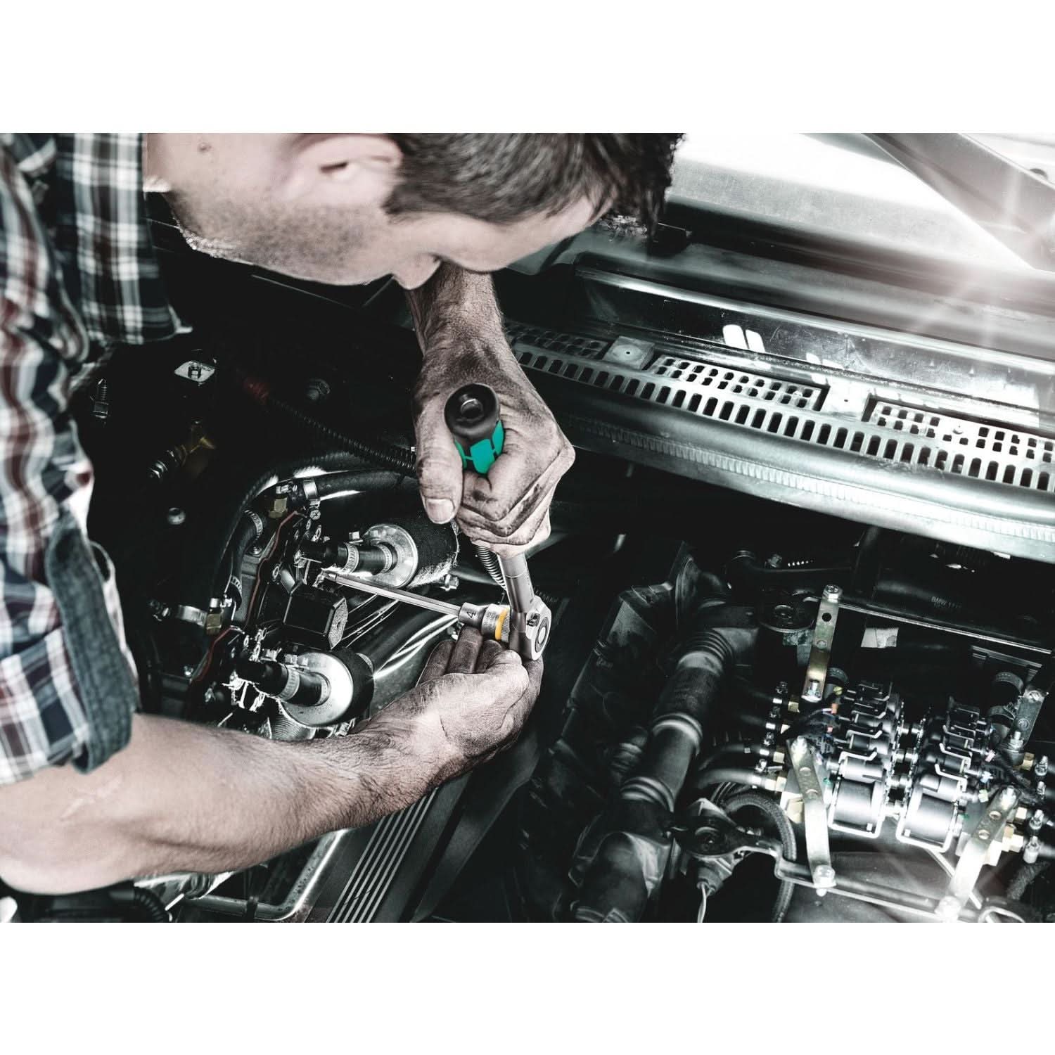 Wera 8006 C Zyklop Hybrid Ratchet With Switch Lever And 1/2-in. Drive, 1/2-in.x281-mm. - Image 3