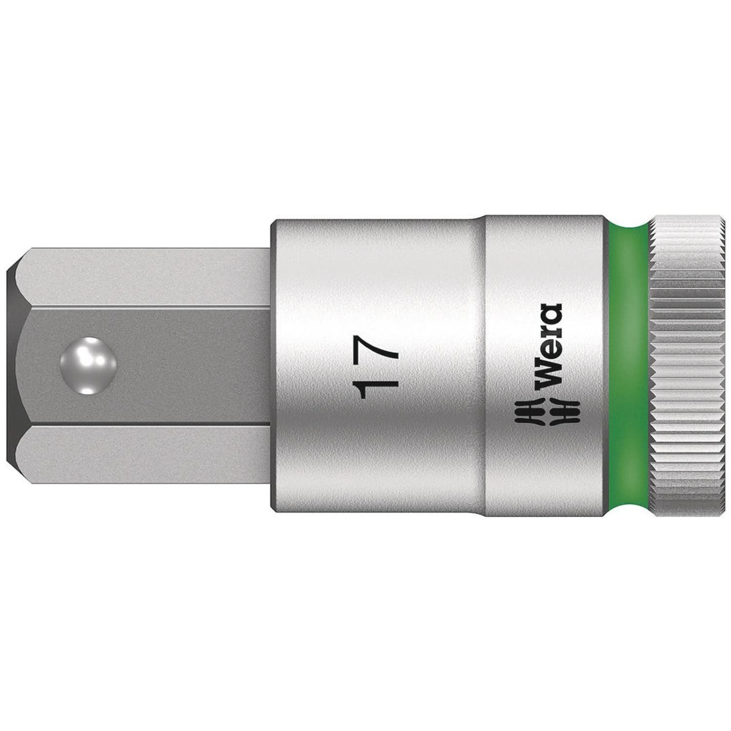 Wera 8740 C Hf Zyklop Bit Socket With 1/2-in. Drive With Holding Function, 17x60-mm. - Image 2
