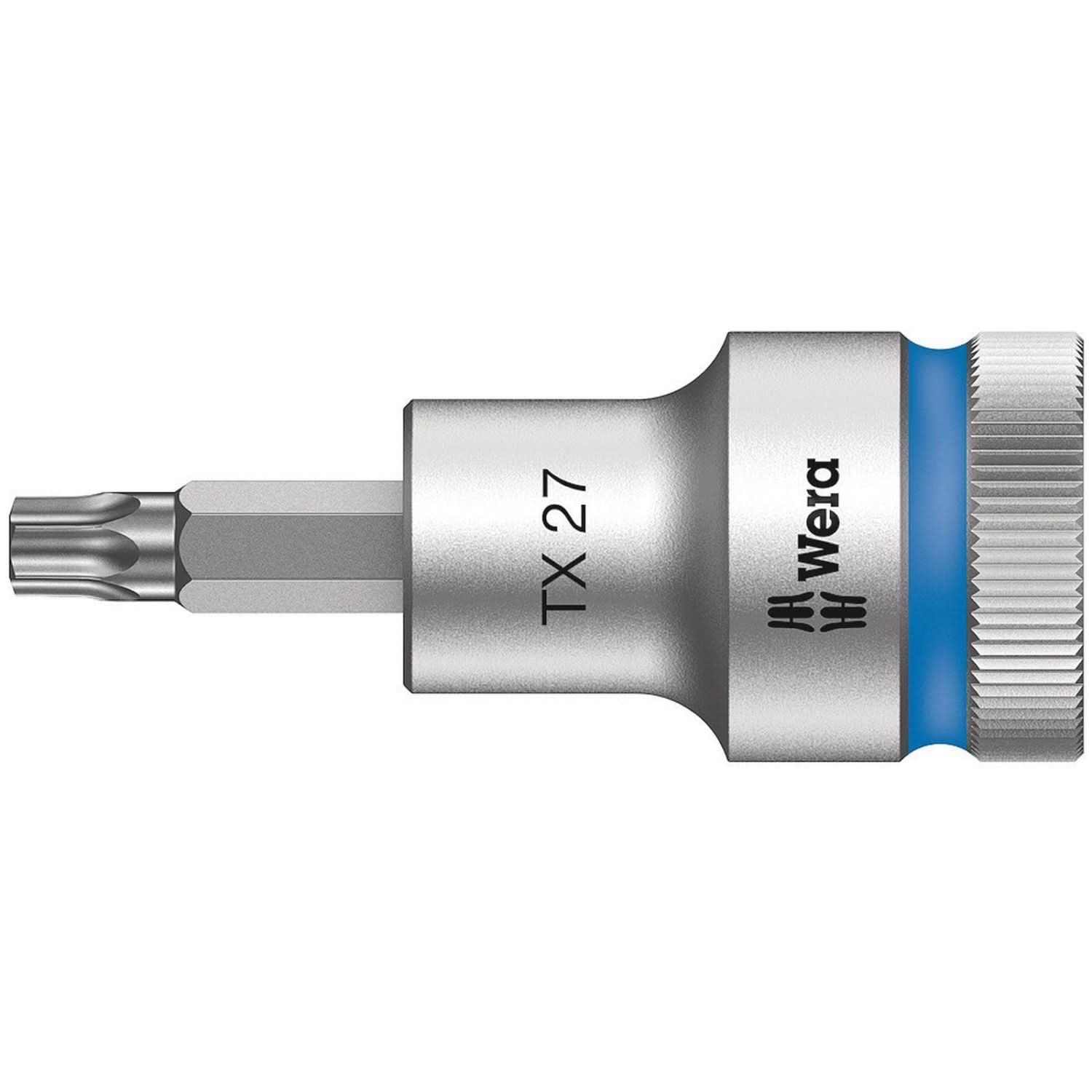 Wera 8767 C Hf Torx Zyklop Bit Socket With 1/2-in. Drive With Holding Function, Torx 27x60-mm. - Image 1