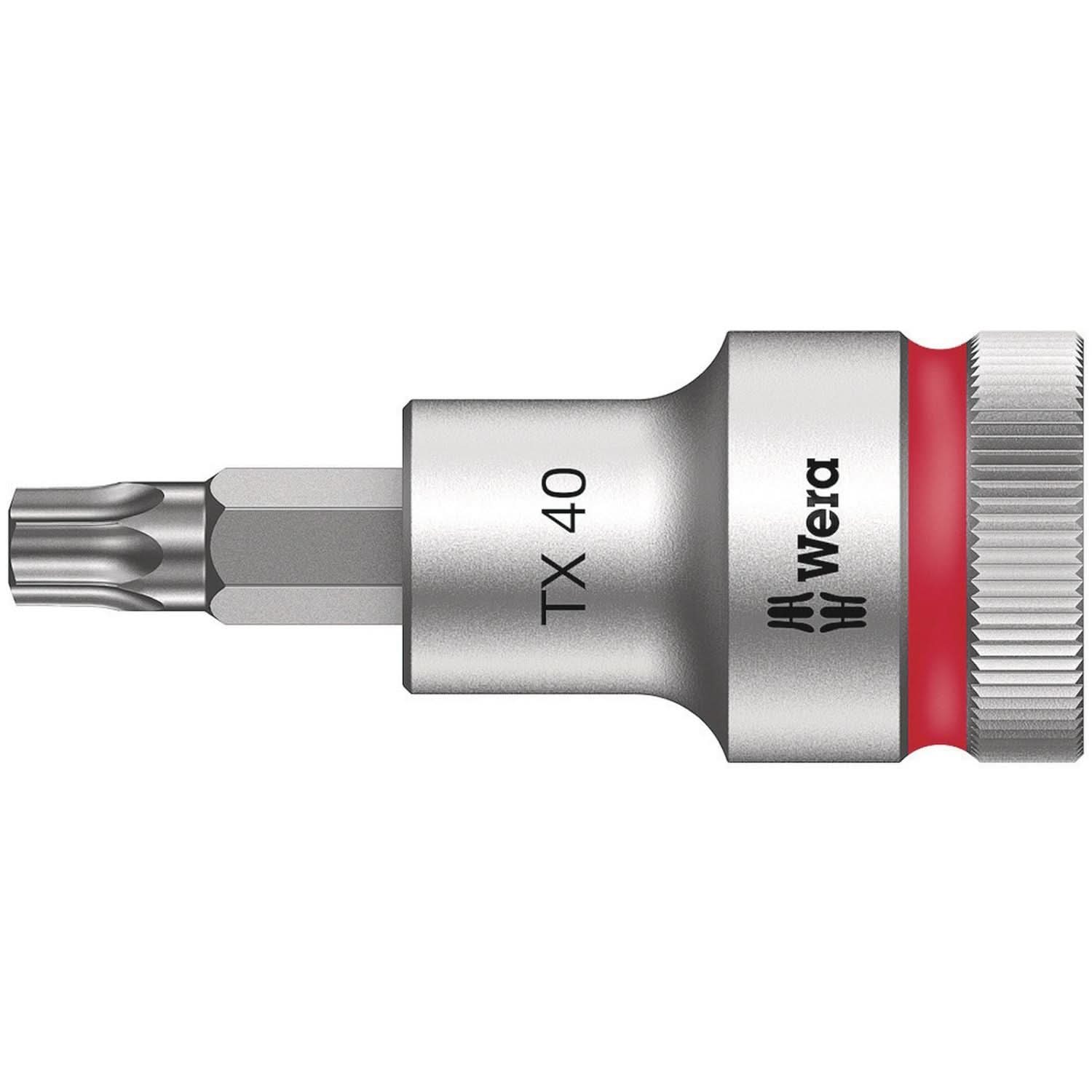 Wera 8767 C Hf Torx Zyklop Bit Socket With 1/2-in. Drive With Holding Function, Torx 40x60-mm. - Image 1