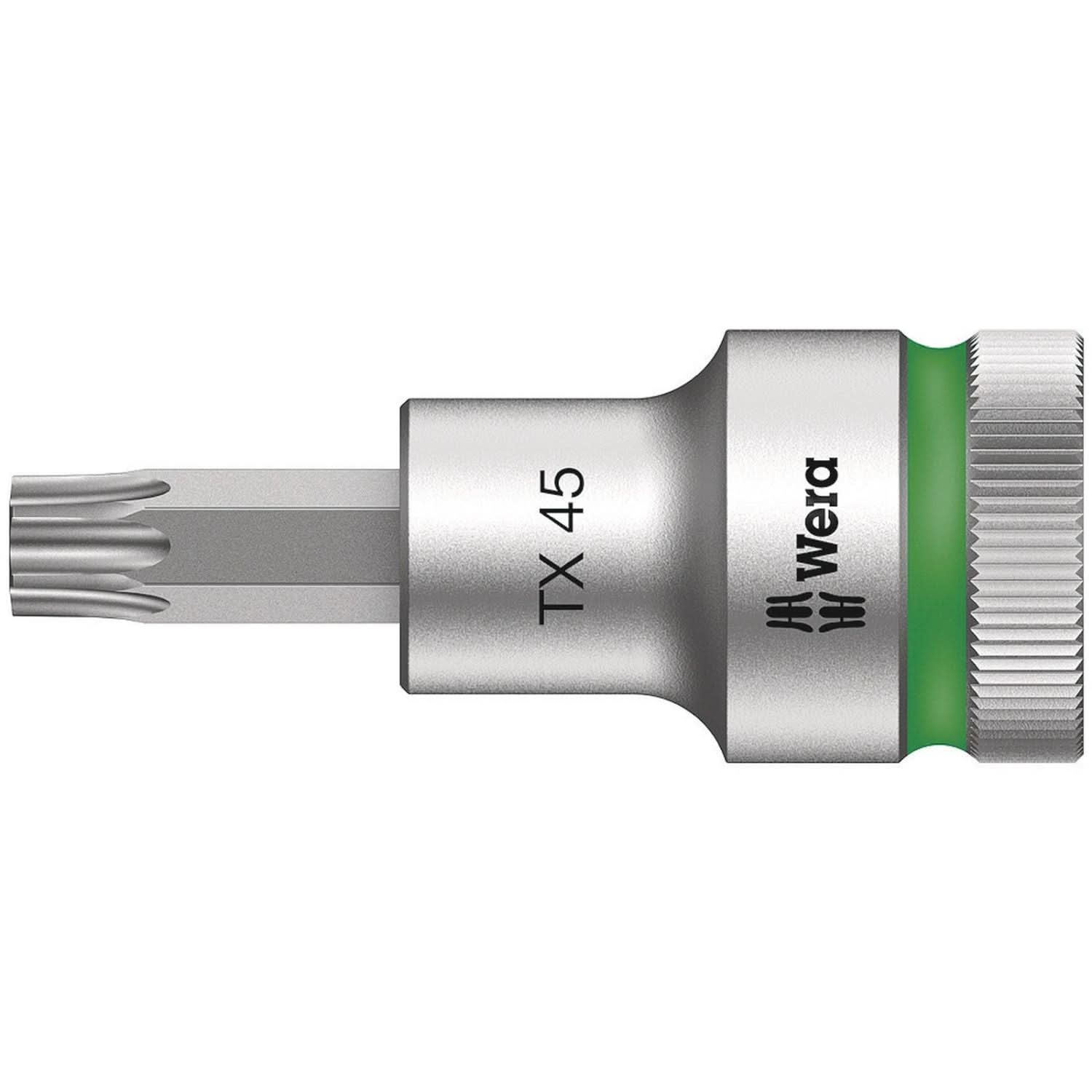 Wera 8767 C Hf Torx Zyklop Bit Socket With 1/2-in. Drive With Holding Function, Torx 45x60-mm. - Image 1