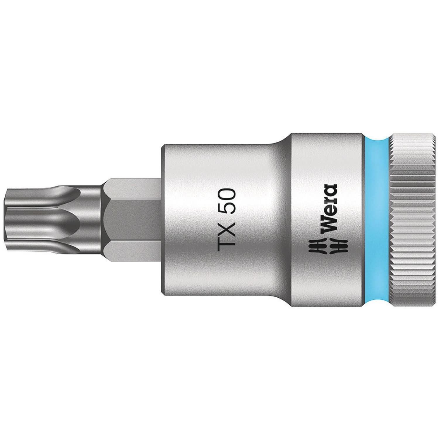 Wera 8767 C Hf Torx Zyklop Bit Socket With 1/2-in. Drive With Holding Function, Torx 50x60-mm. - Image 1