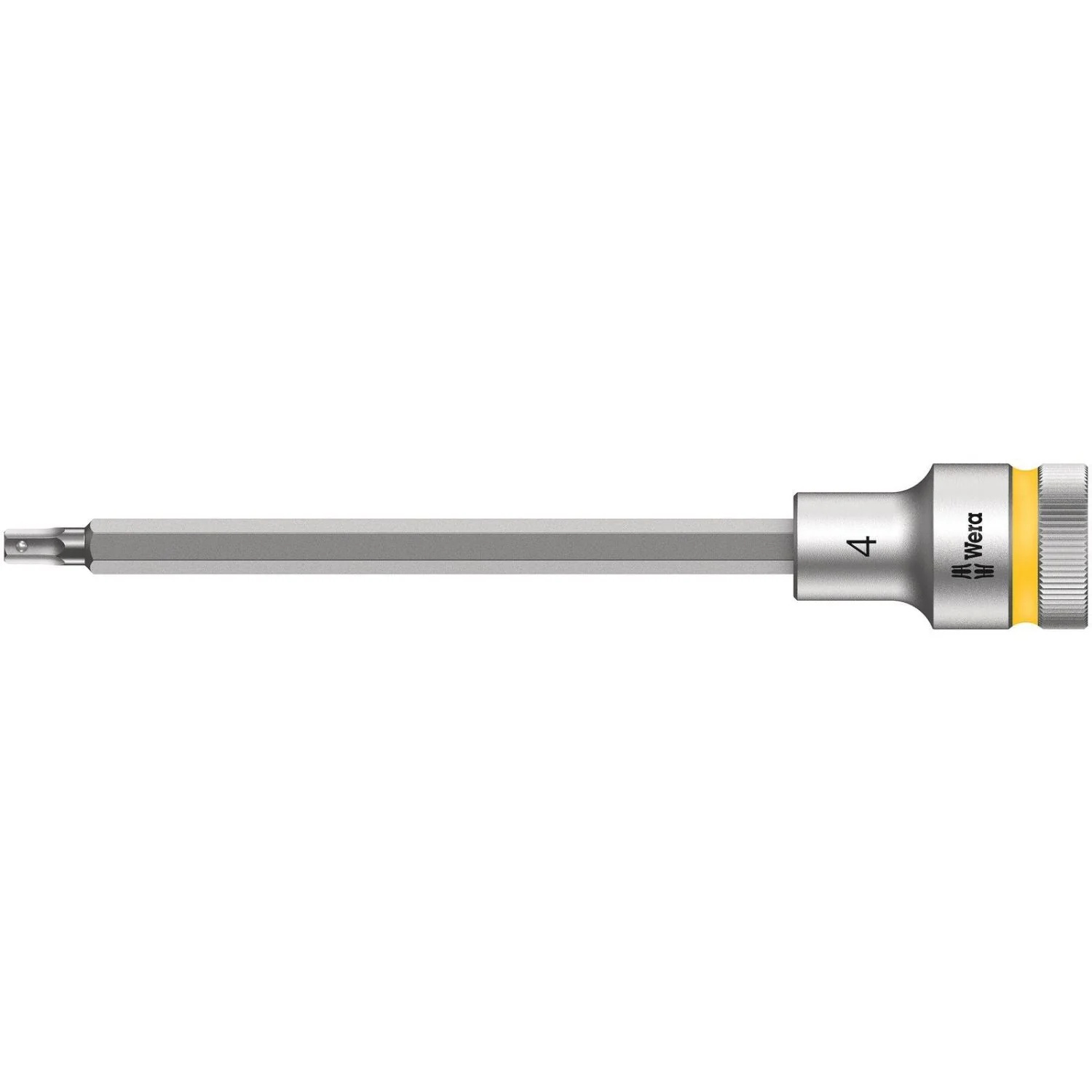 Wera 8740 C Hf Zyklop Bit Socket With 1/2-in. Drive With Holding Function, 4x140-mm. - Image 1