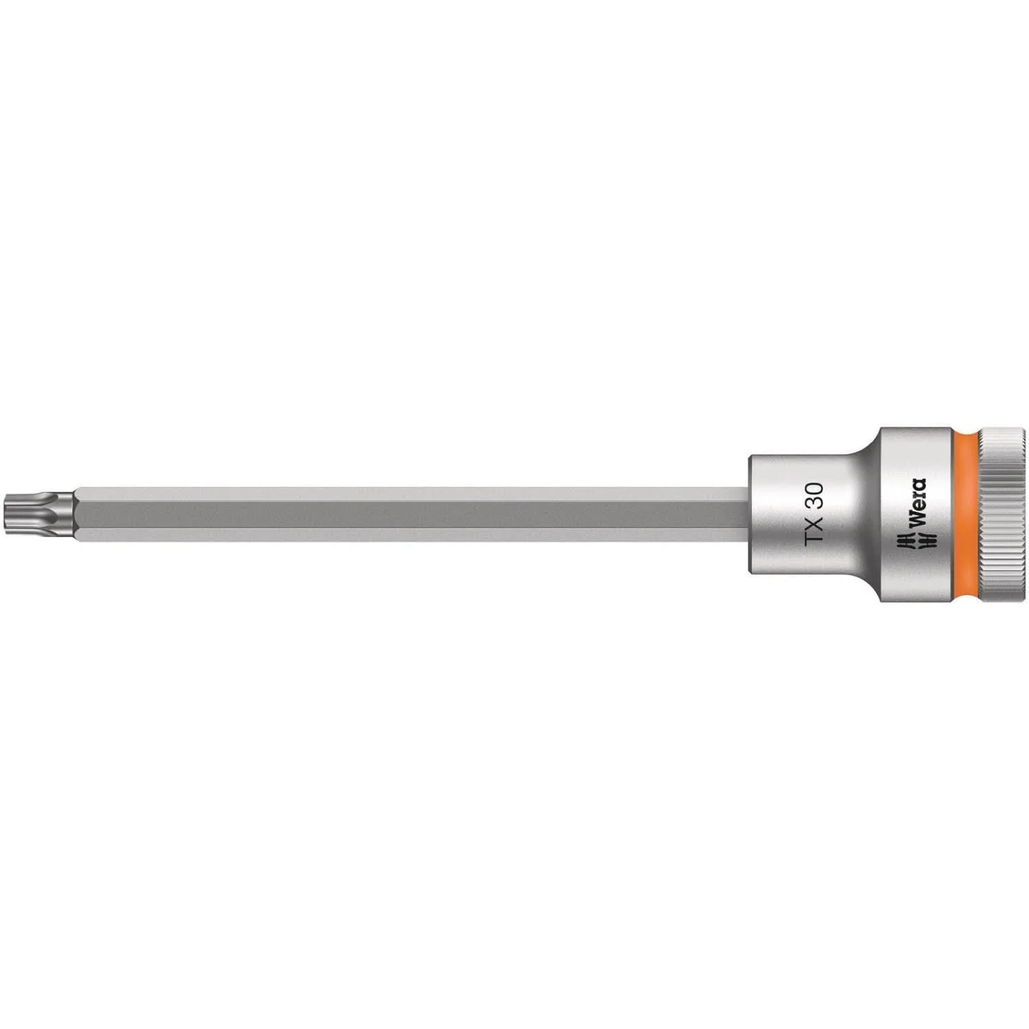 Wera 8767 C Hf Torx Zyklop Bit Socket With 1/2-in. Drive With Holding Function, Torx 30×140-mm.