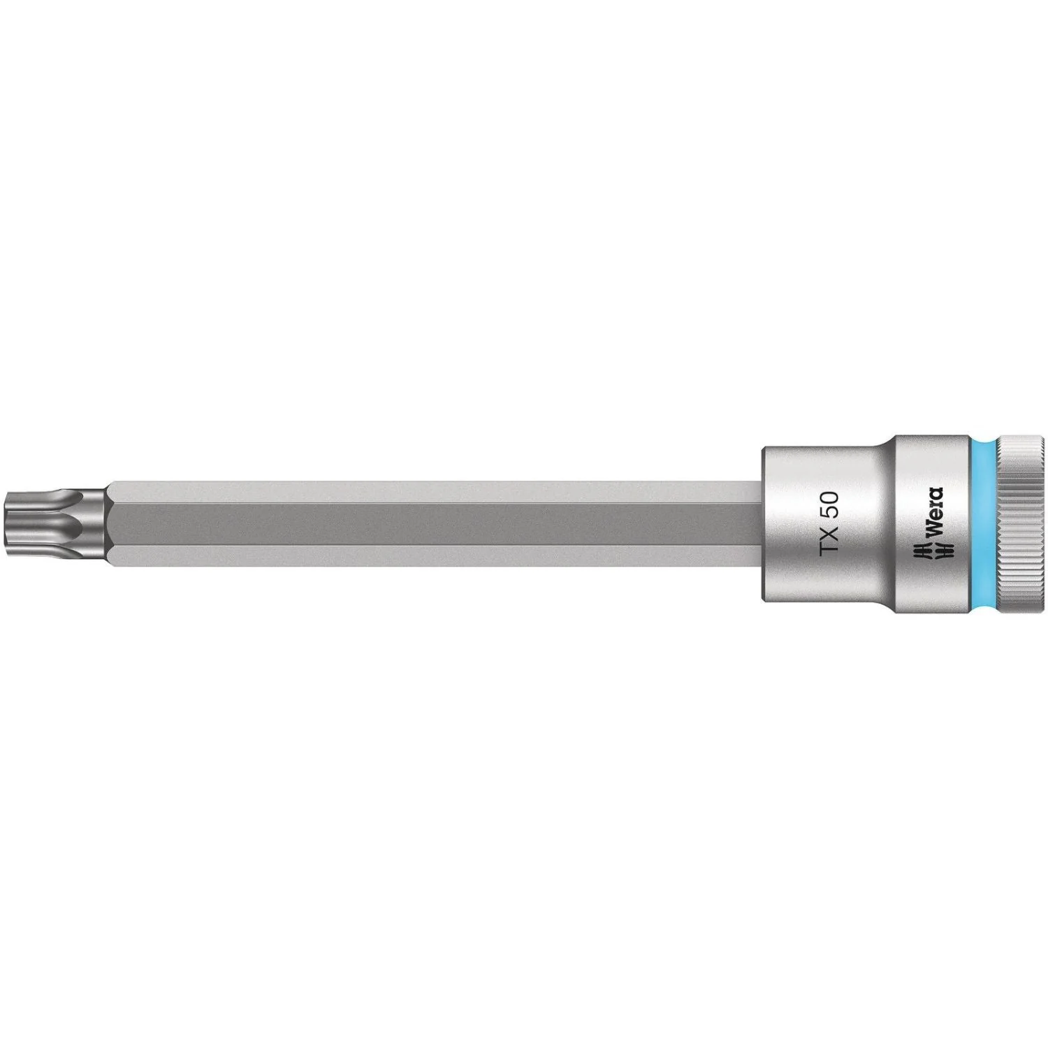 Wera 8767 C Hf Torx Zyklop Bit Socket With 1/2-in. Drive With Holding Function, Torx 50x140-mm. - Image 1