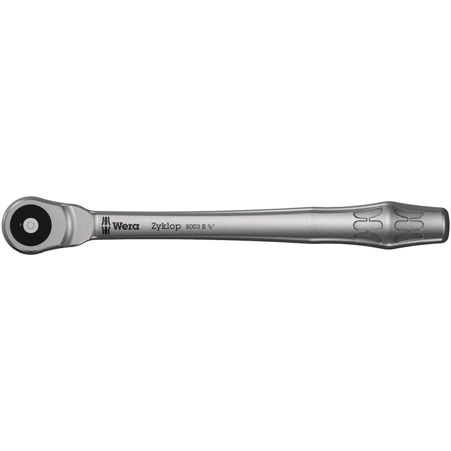 Wera 8003 B Zyklop Metal Ratchet With Push-Through Square And 3/8-in. Drive, 3/8-in.x222-mm. - Image 2