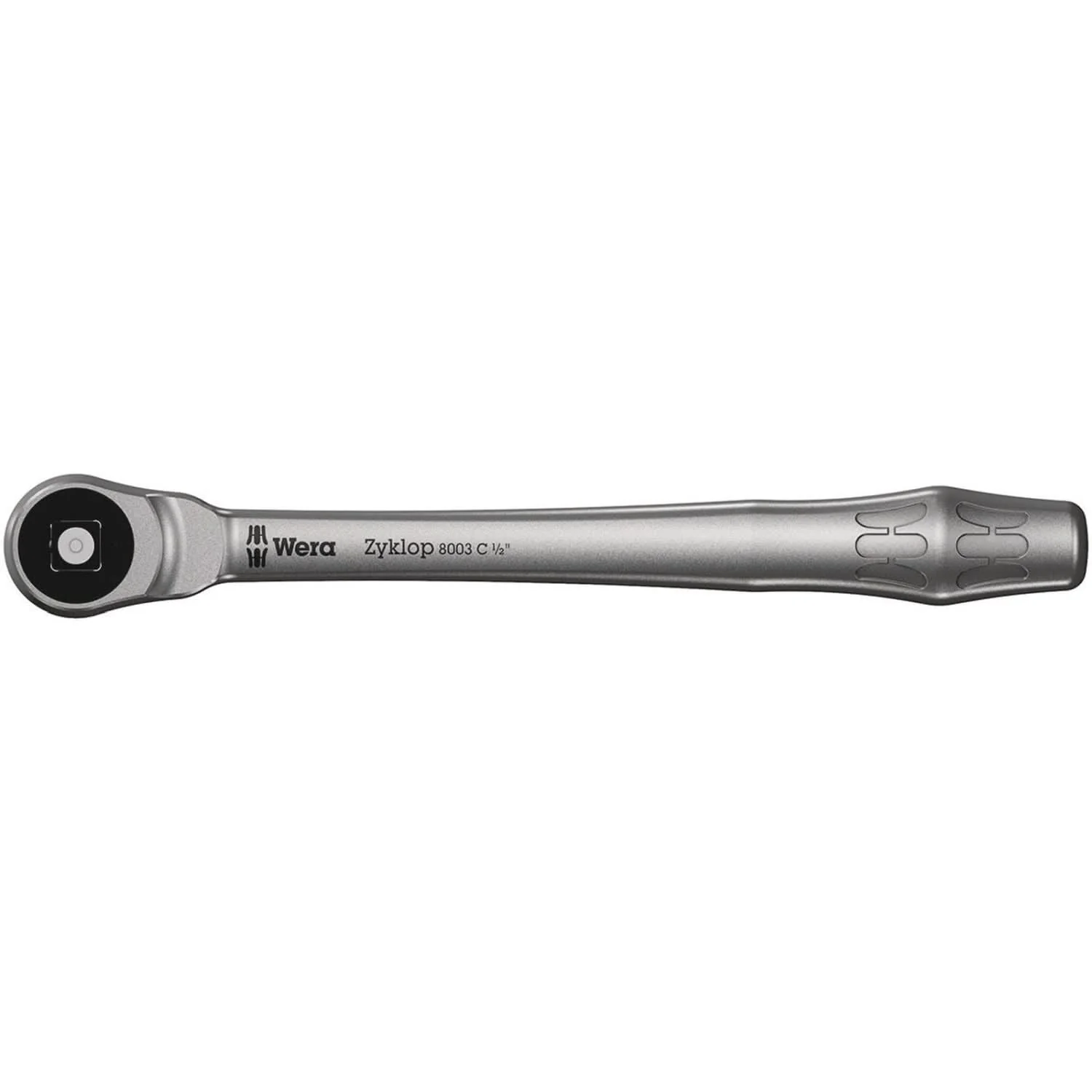Wera 8003 C Zyklop Metal Ratchet With Push-Through Square And 1/2-in. Drive, 1/2-in.x281-mm. - Image 2