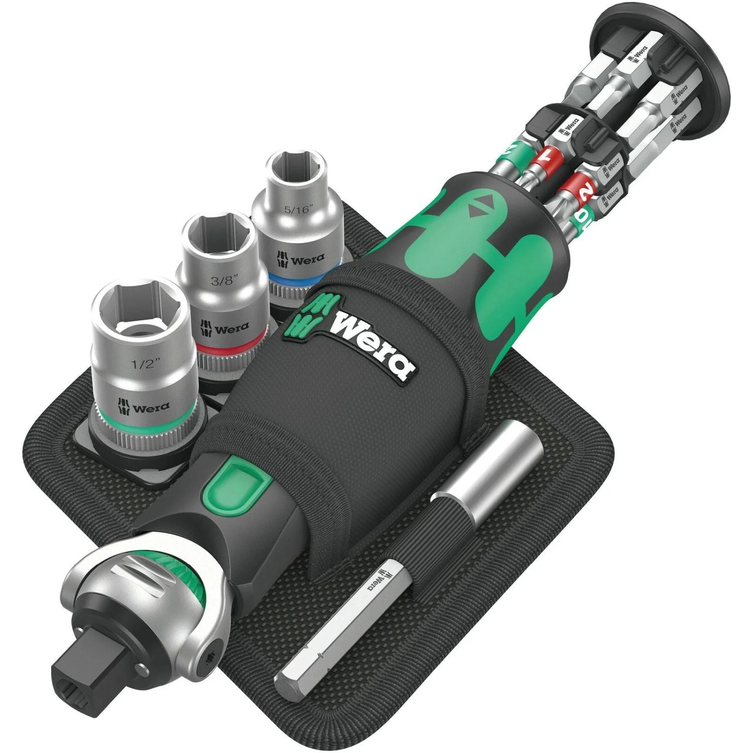 Wera 8009 Zyklop Pocket Imperial Set 2, 18-Pieces - Image 2