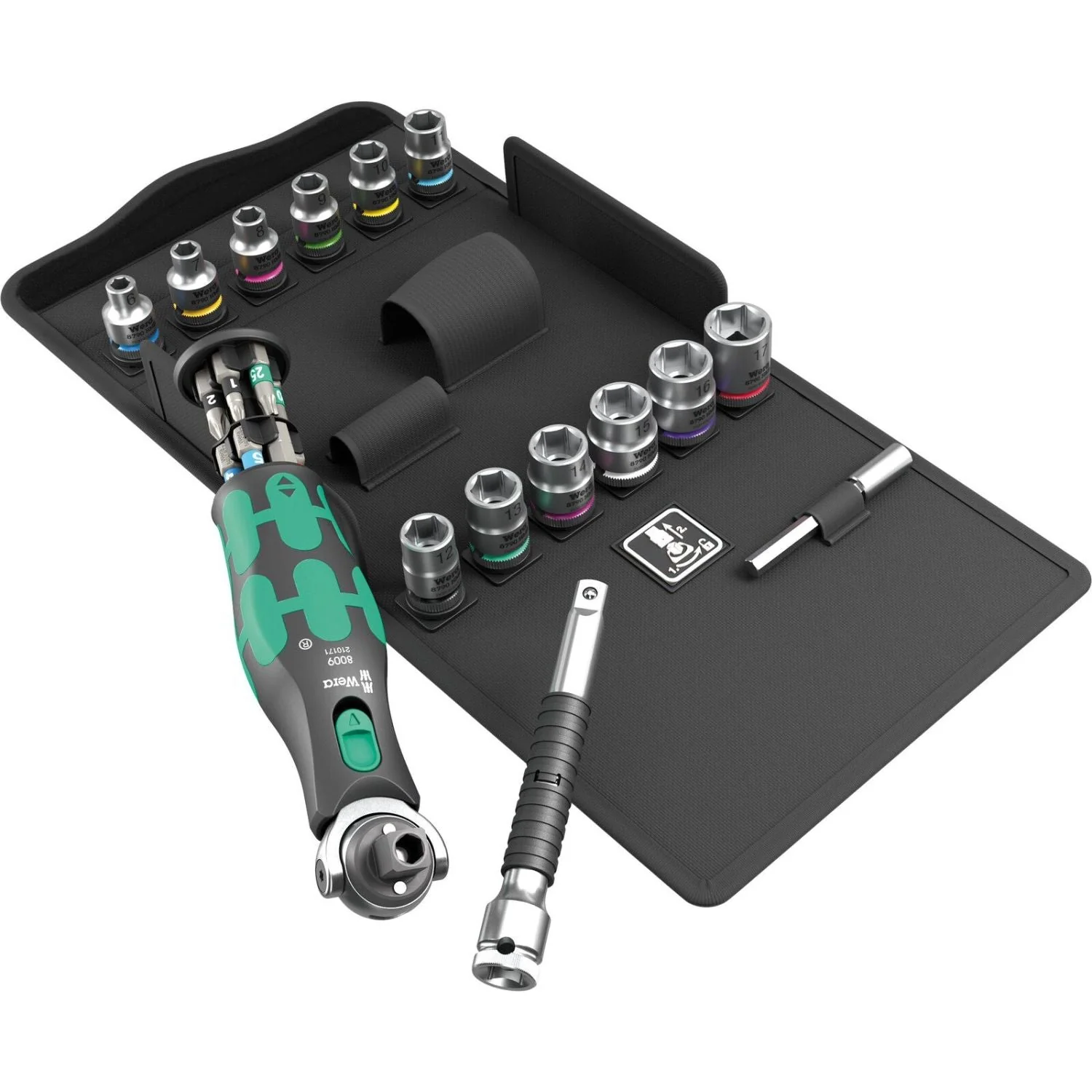 Wera 8009 Zyklop Pocket Set 3, 27-Pieces - Image 2