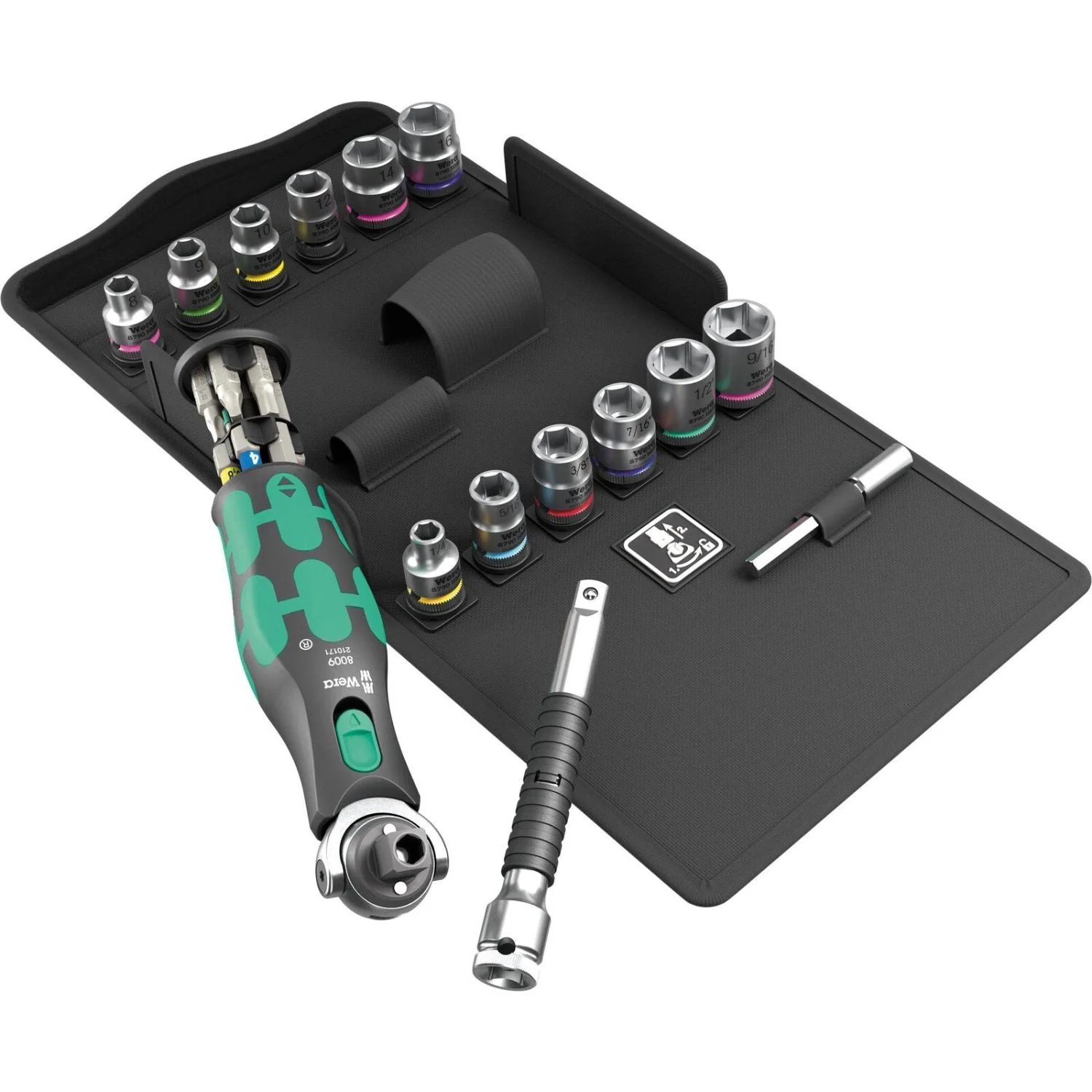 Wera 8009 Zyklop Pocket Set 4, 27-Pieces - Image 2