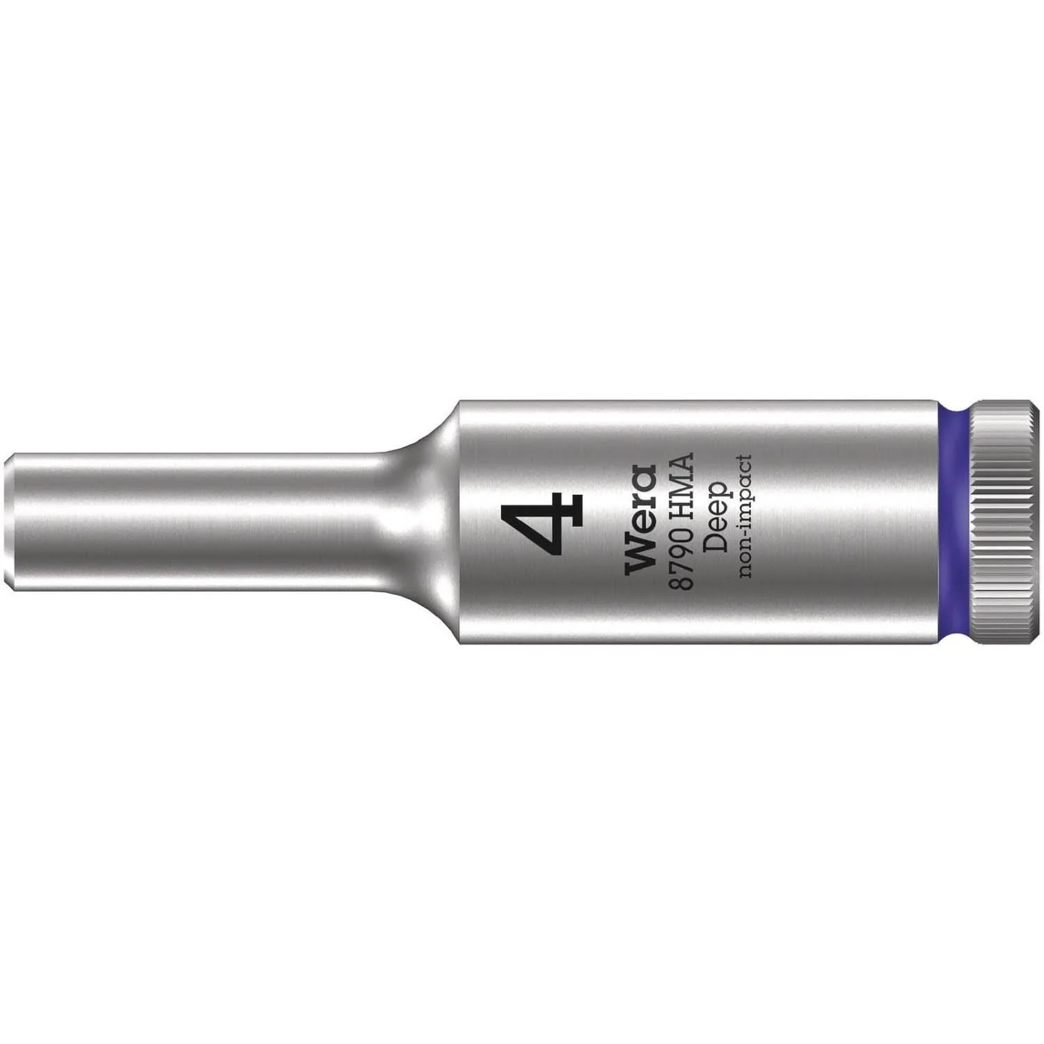 Wera 8790 Hma Deep 1/4-in. Socket, 4x50-mm. - Image 1