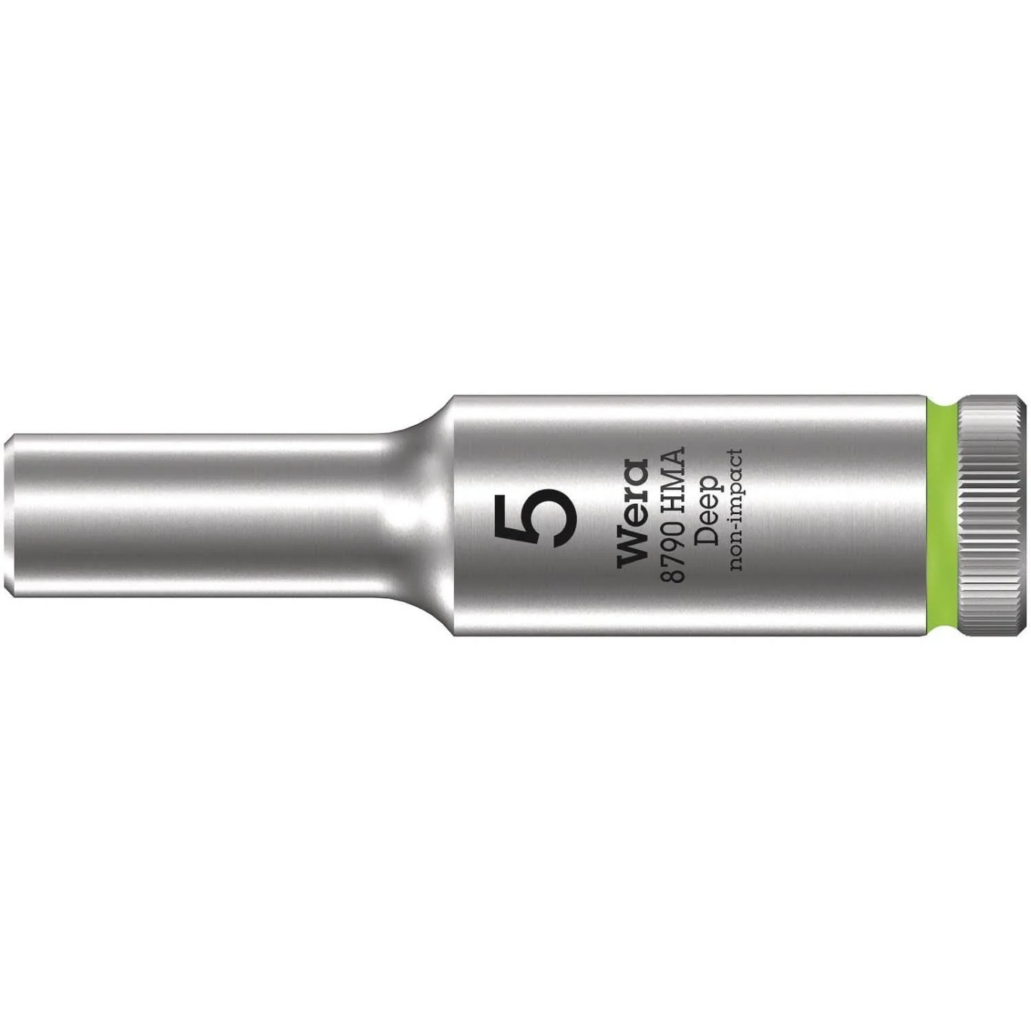 Wera 8790 Hma Deep 1/4-in. Socket, 5x50-mm. - Image 1