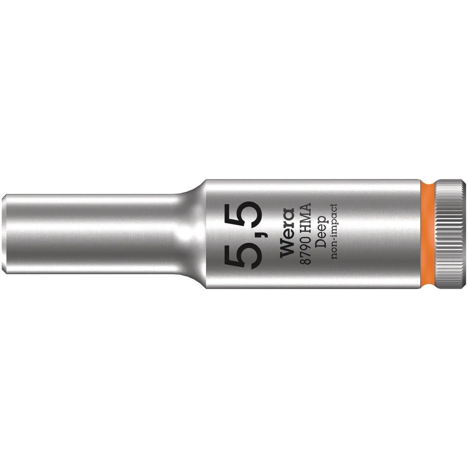 Wera 8790 Hma Deep 1/4-in. Socket, 5.5x50-mm. - Image 1