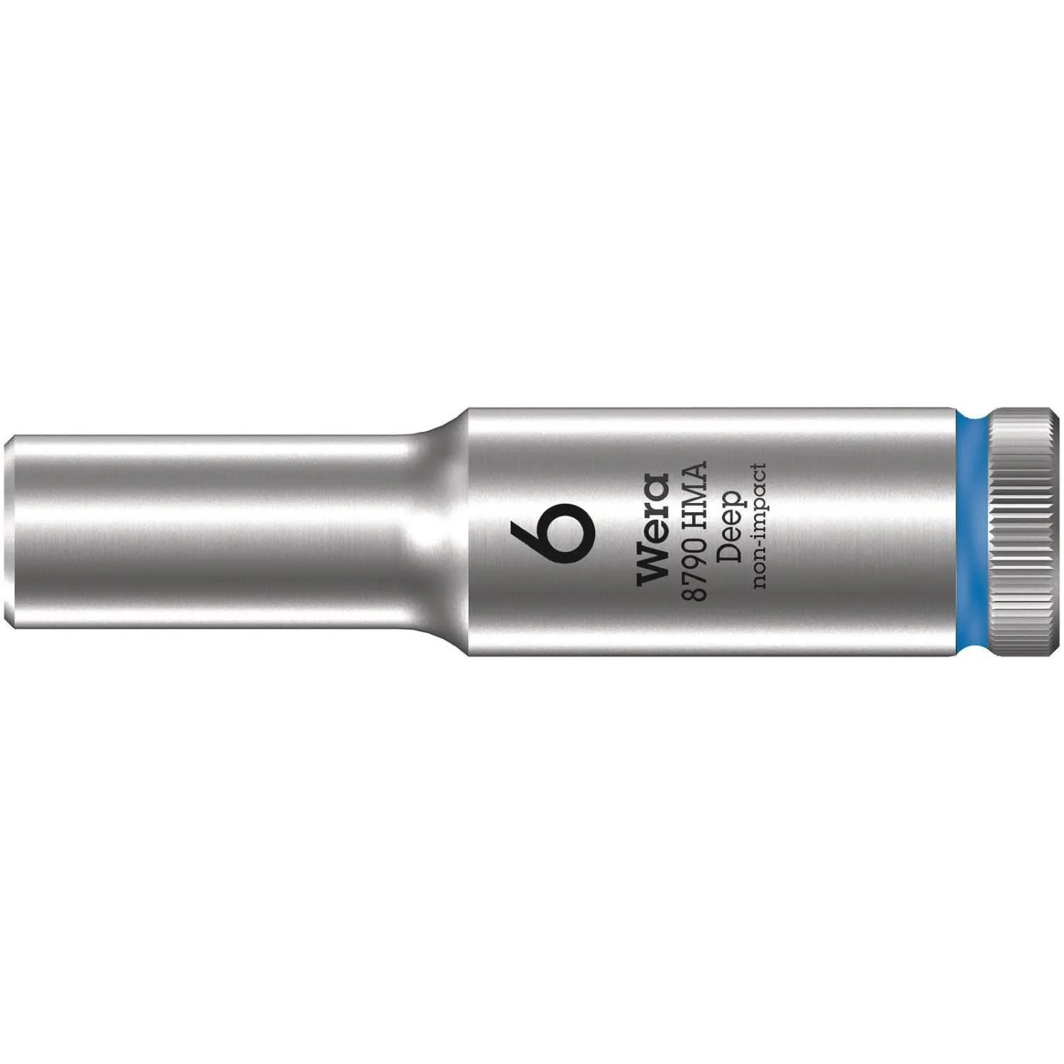 Wera 8790 Hma Deep 1/4-in. Socket, 6x50-mm. - Image 1