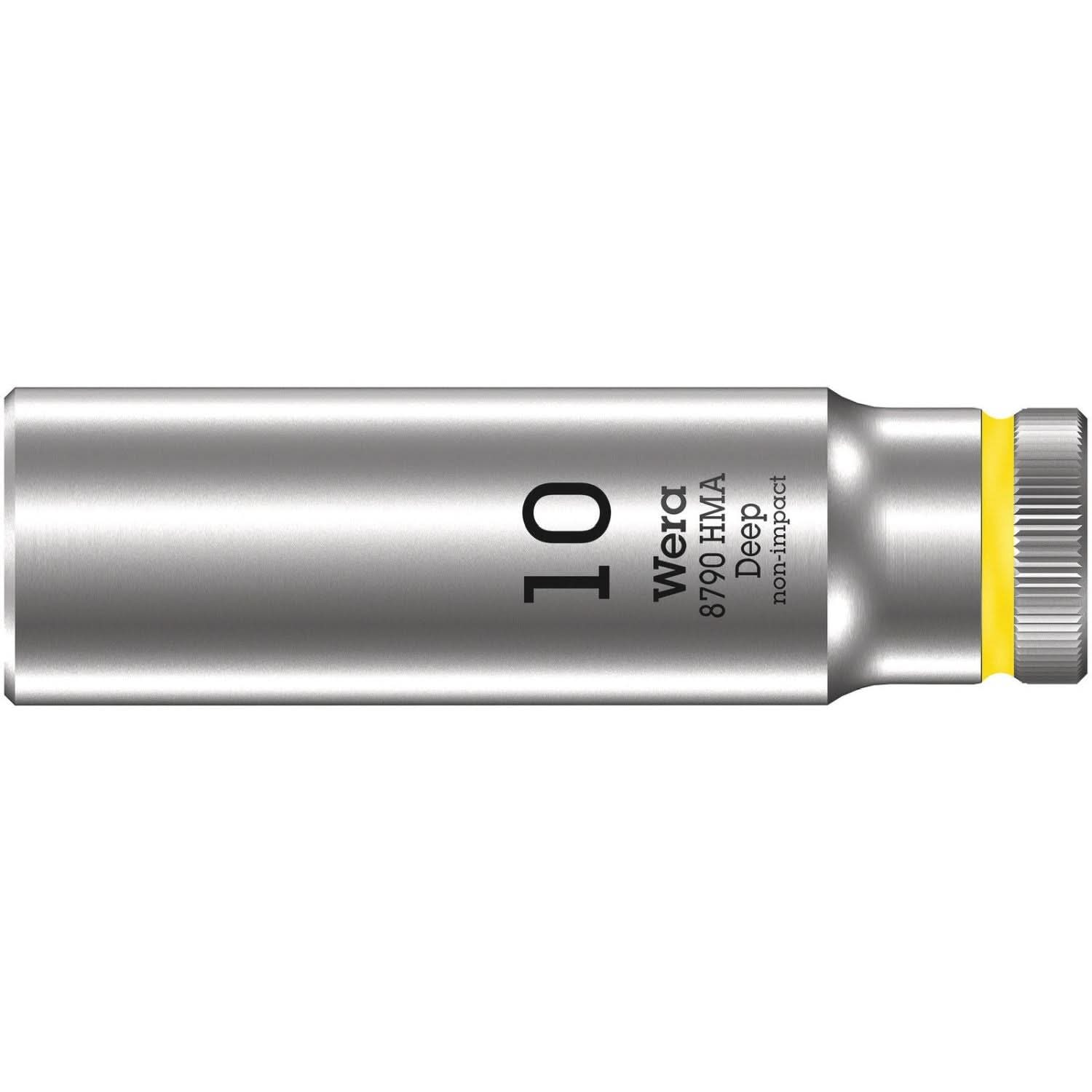 Wera 8790 Hma Deep 1/4-in. Socket, 10x50-mm. - Image 1