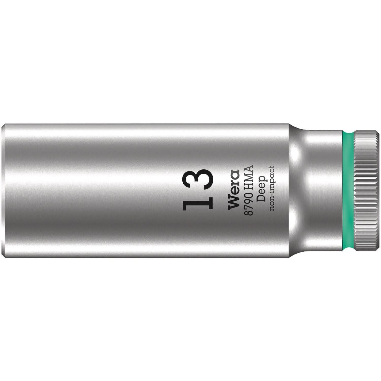 Wera 8790 Hma Deep 1/4-in. Socket, 13x50-mm. - Image 1