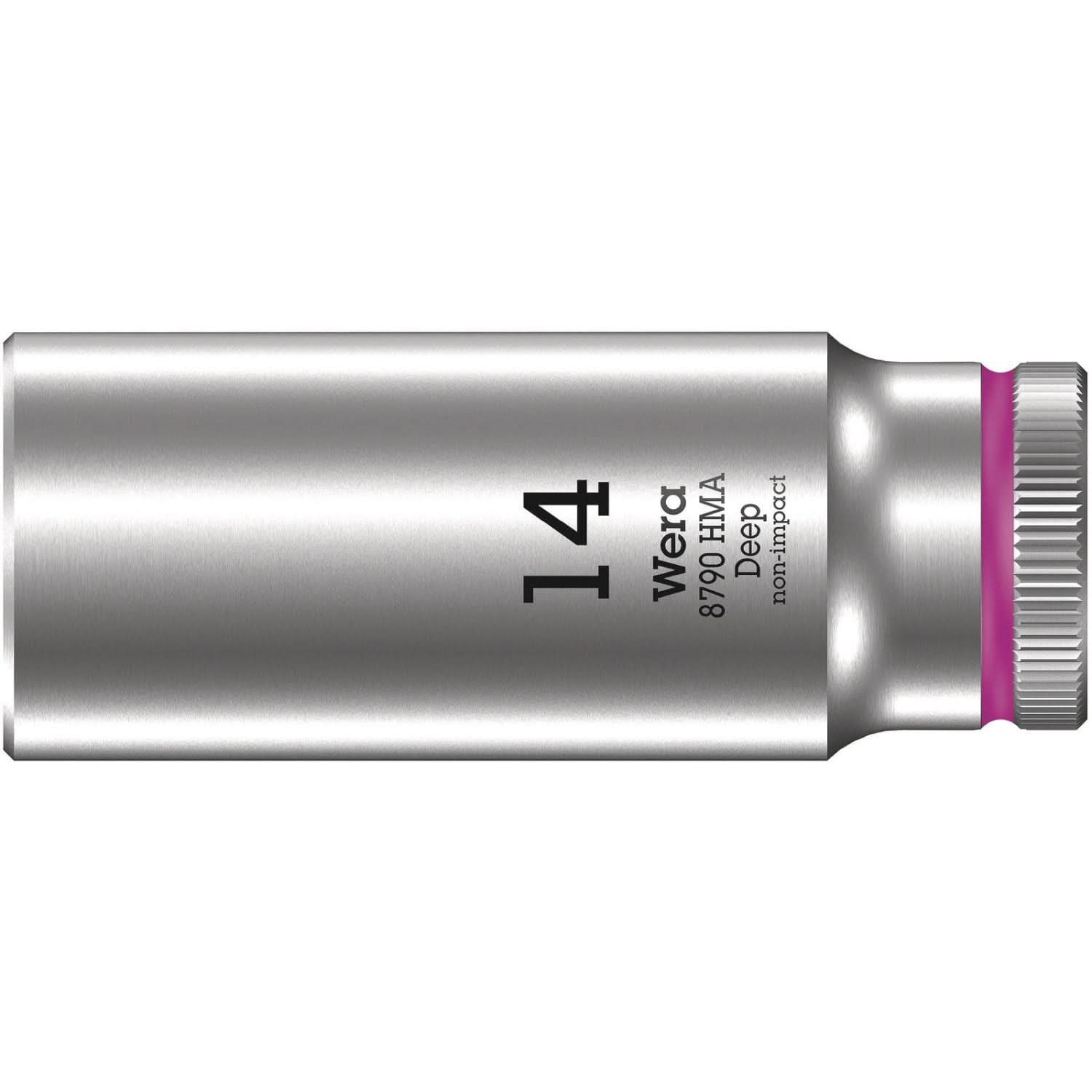 Wera 8790 Hma Deep 1/4-in. Socket, 14x50-mm. - Image 1