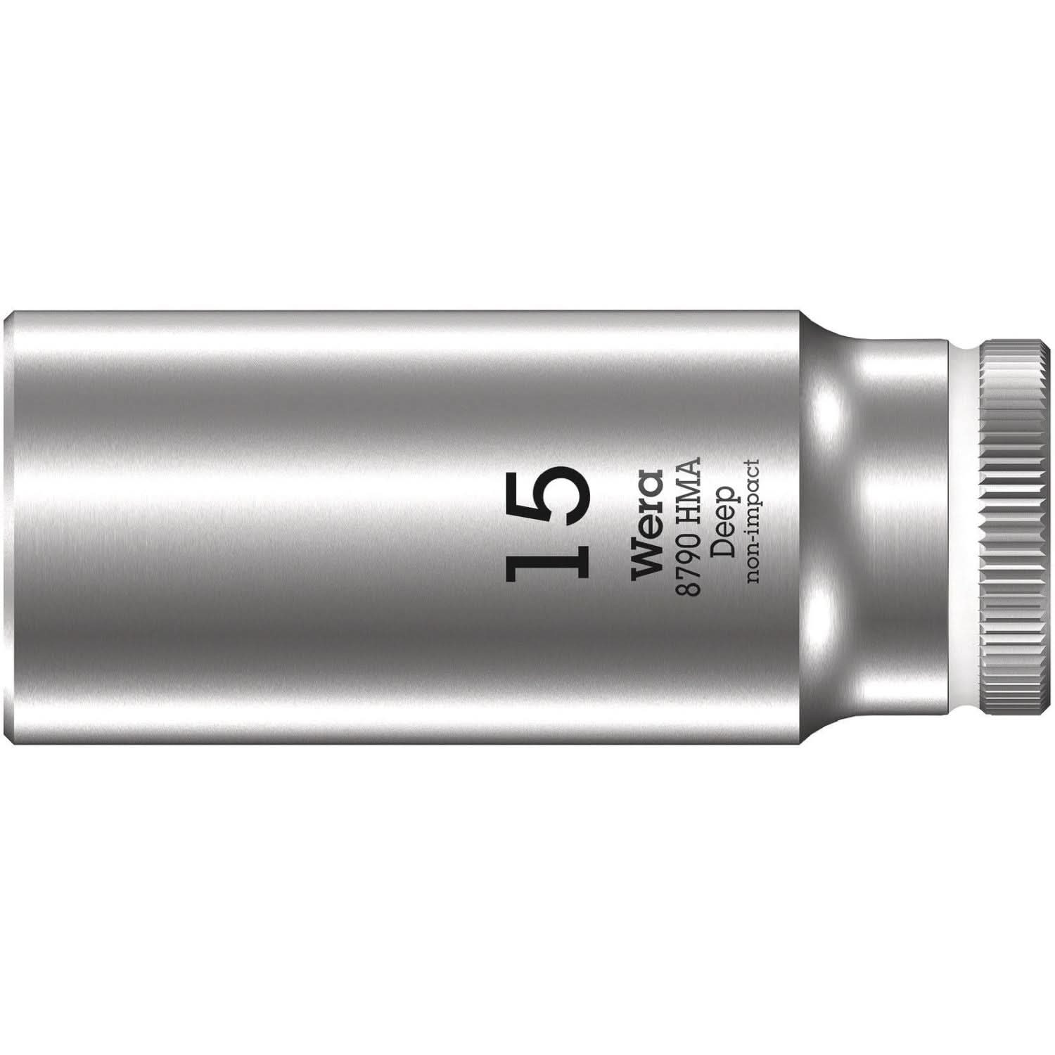 Wera 8790 Hma Deep 1/4-in. Socket, 15x50-mm. - Image 1