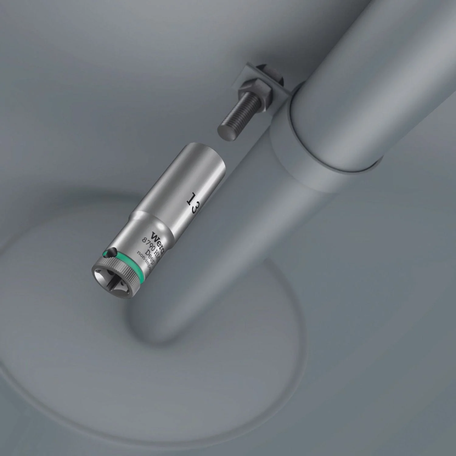 Wera 8790 Hmb Deep 3/8-in. Socket, 17x64-mm. - Image 3