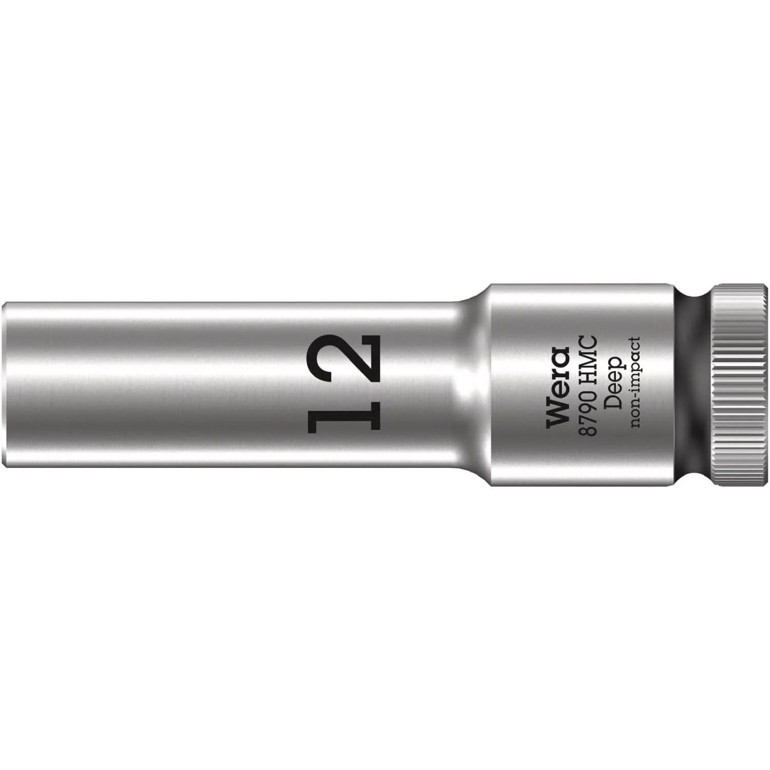 Wera 8790 Hmc Deep Socket With 1/2-in. Drive, 12x83-mm. - Image 1