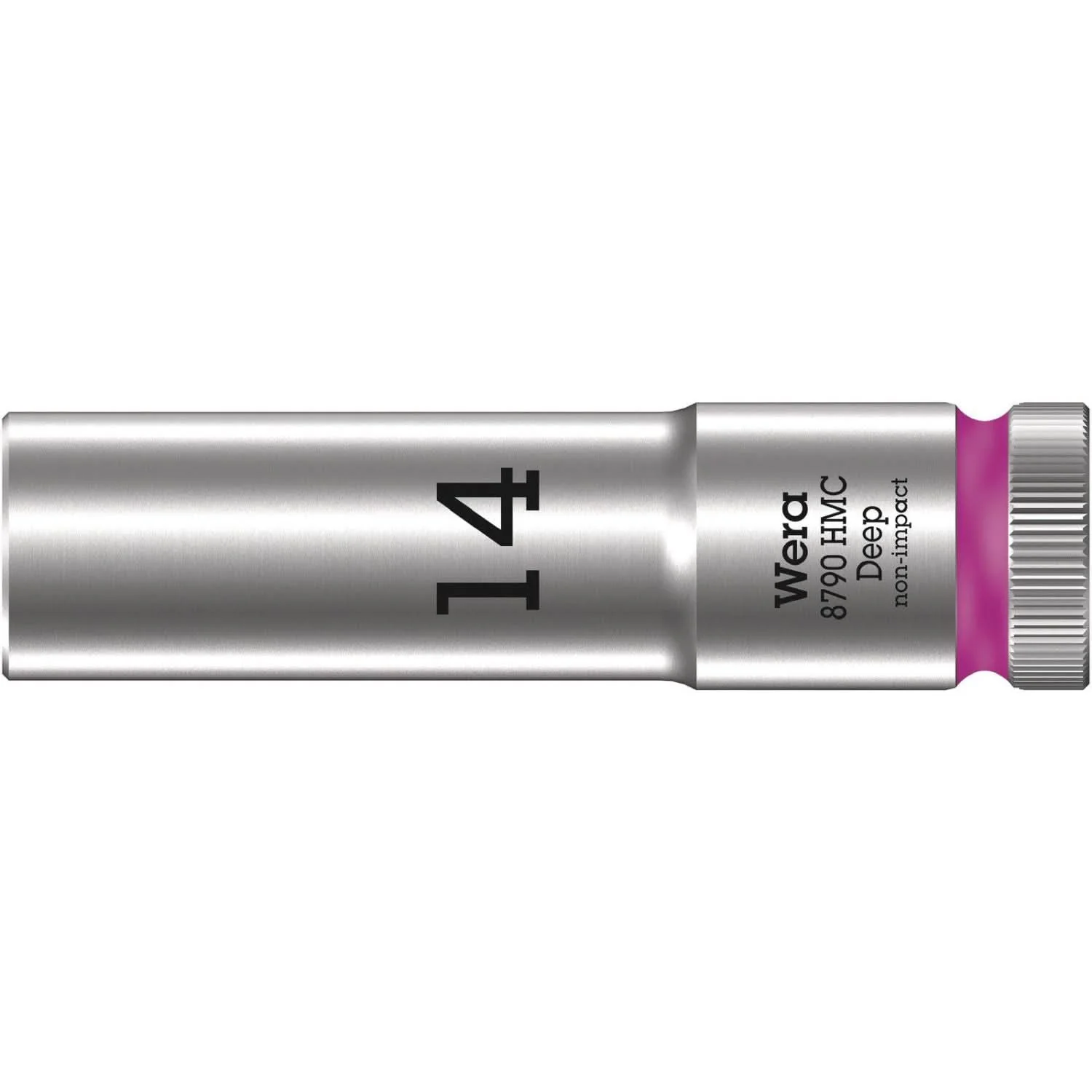 Wera 8790 Hmc Deep Socket With 1/2-in. Drive, 14x83-mm. - Image 1